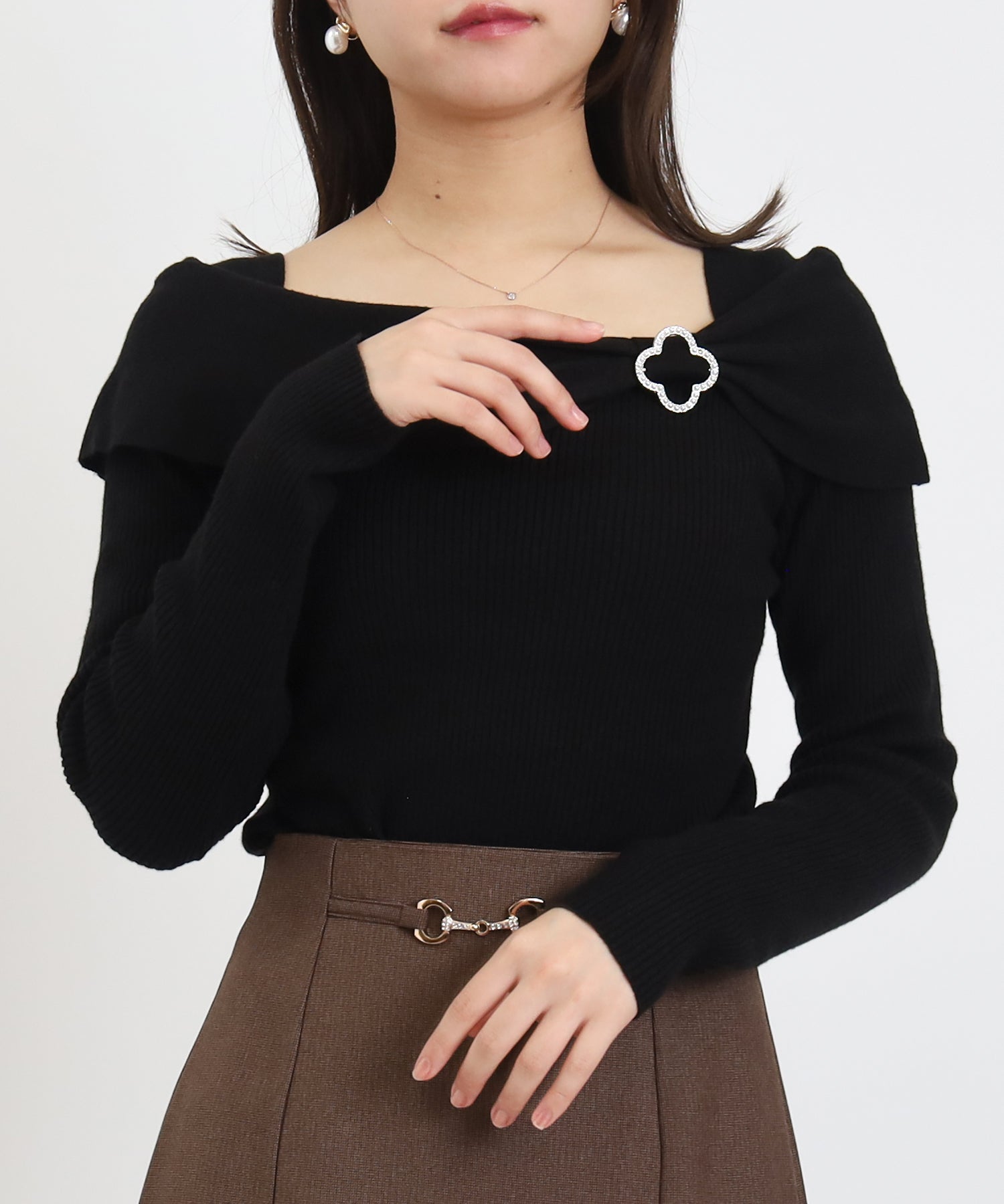 ブラック model:156 着用サイズ:M