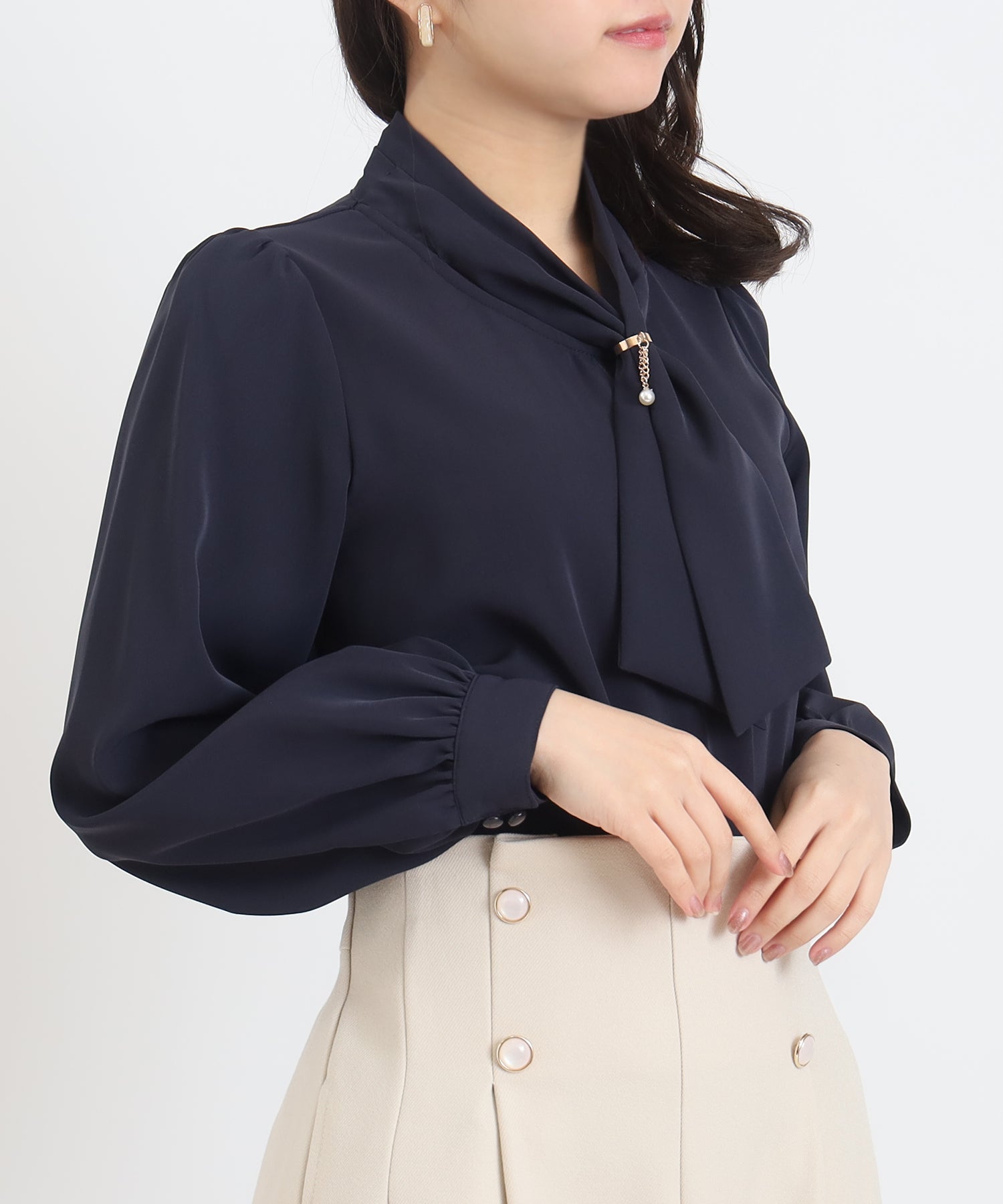 ネイビー model:156 着用サイズ:S