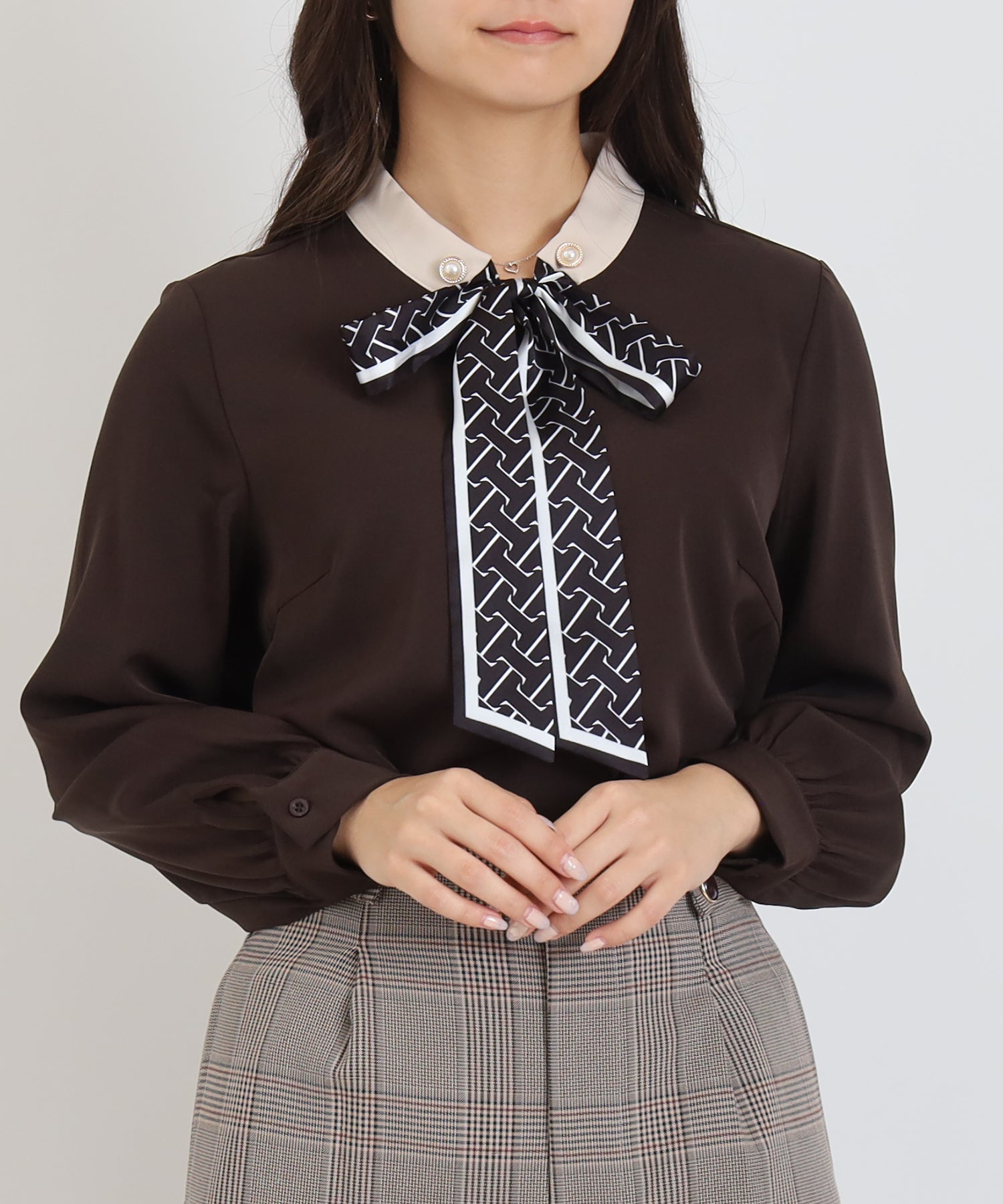 ブラウン model:160 着用サイズ:M