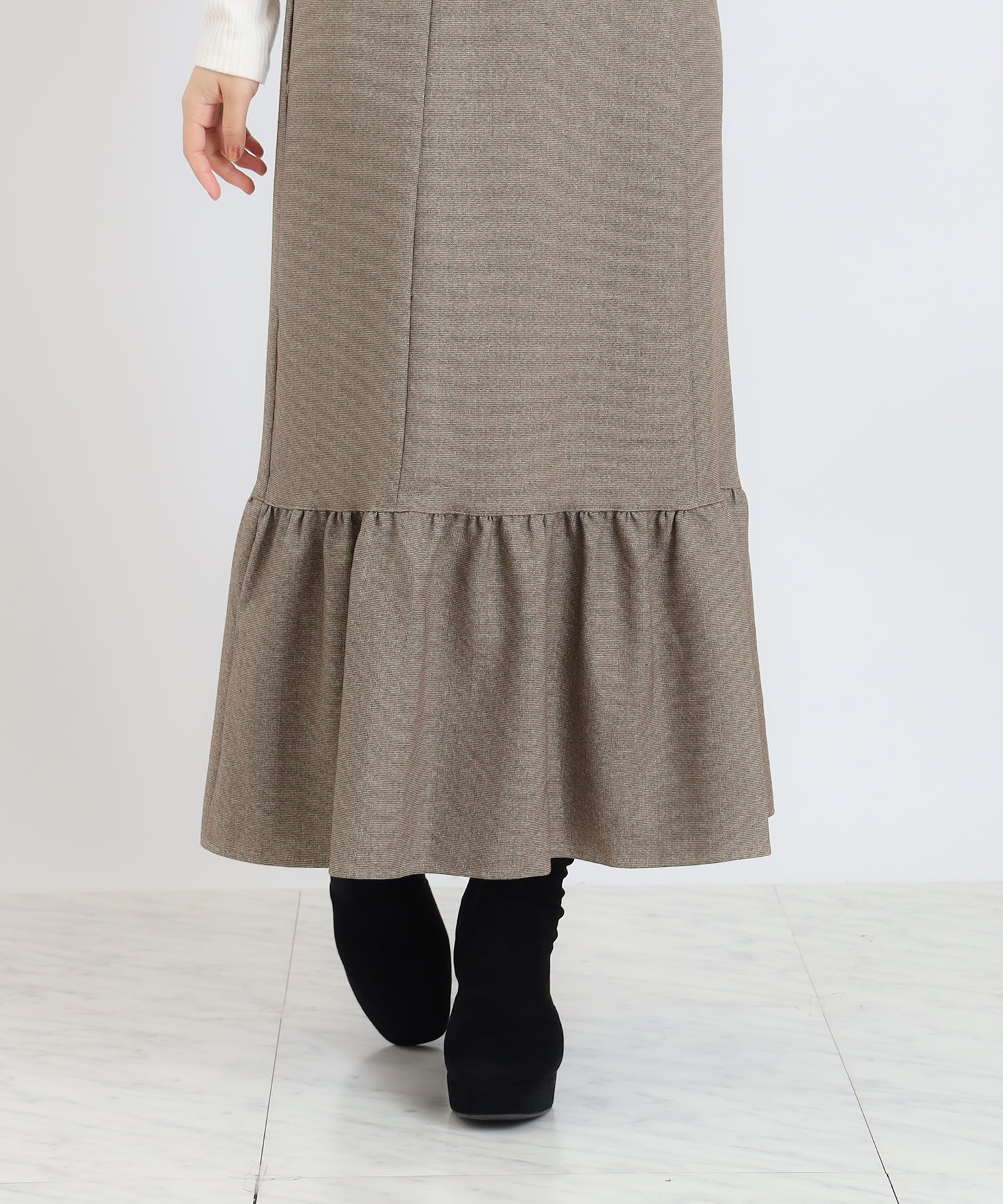 ブラウン model:156 着用サイズ:M