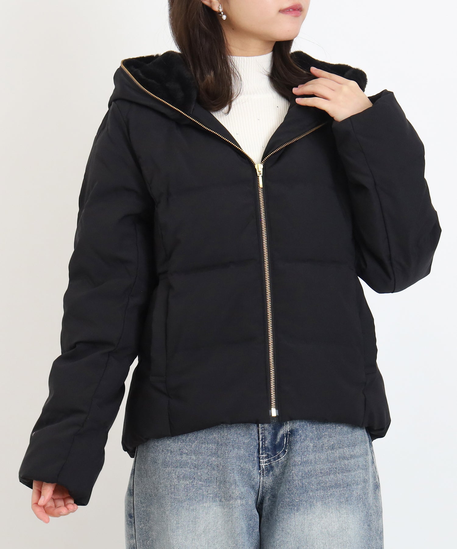 ブラック model:156 着用サイズ:M