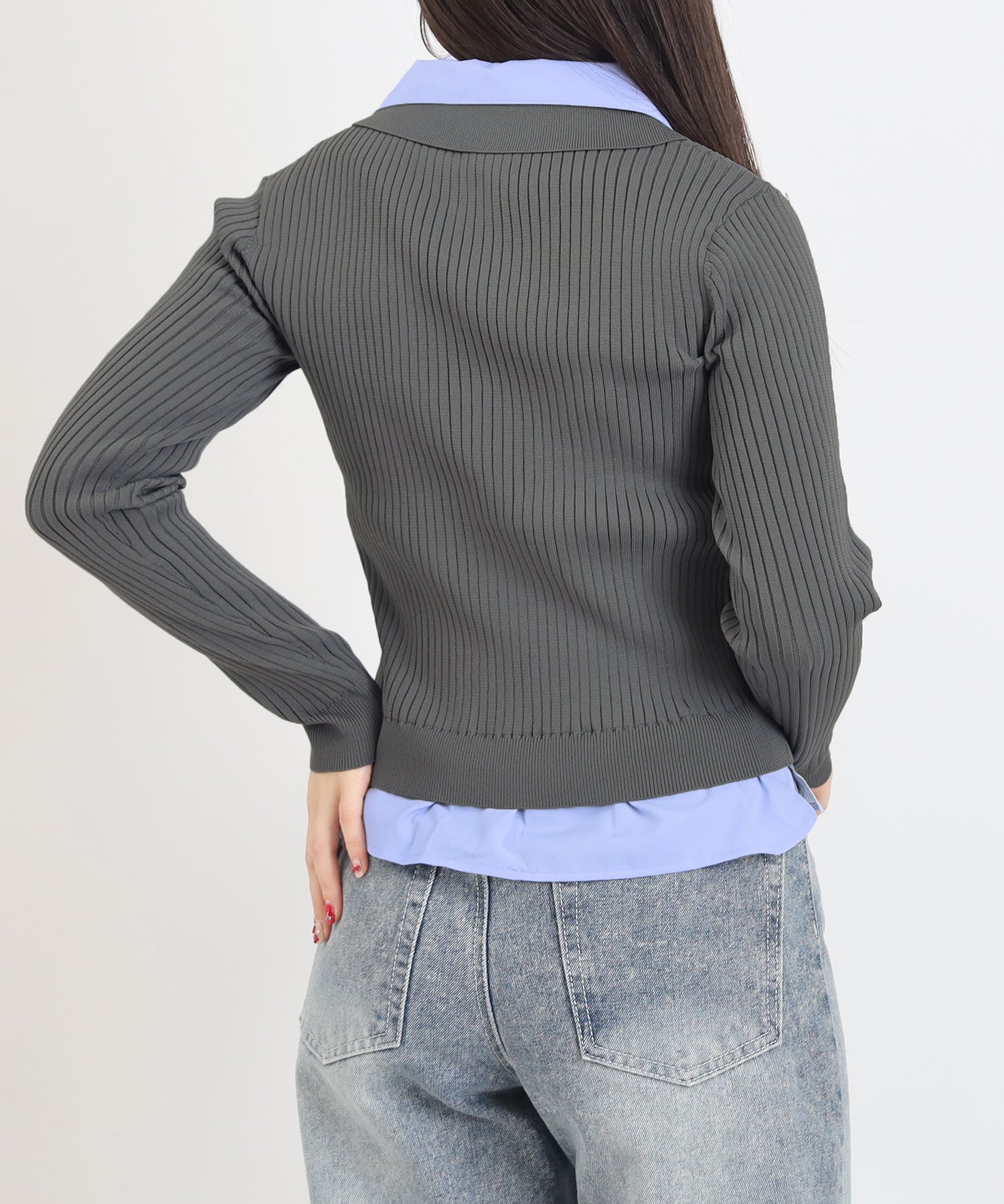 ライトグレー model:160 着用サイズ:M