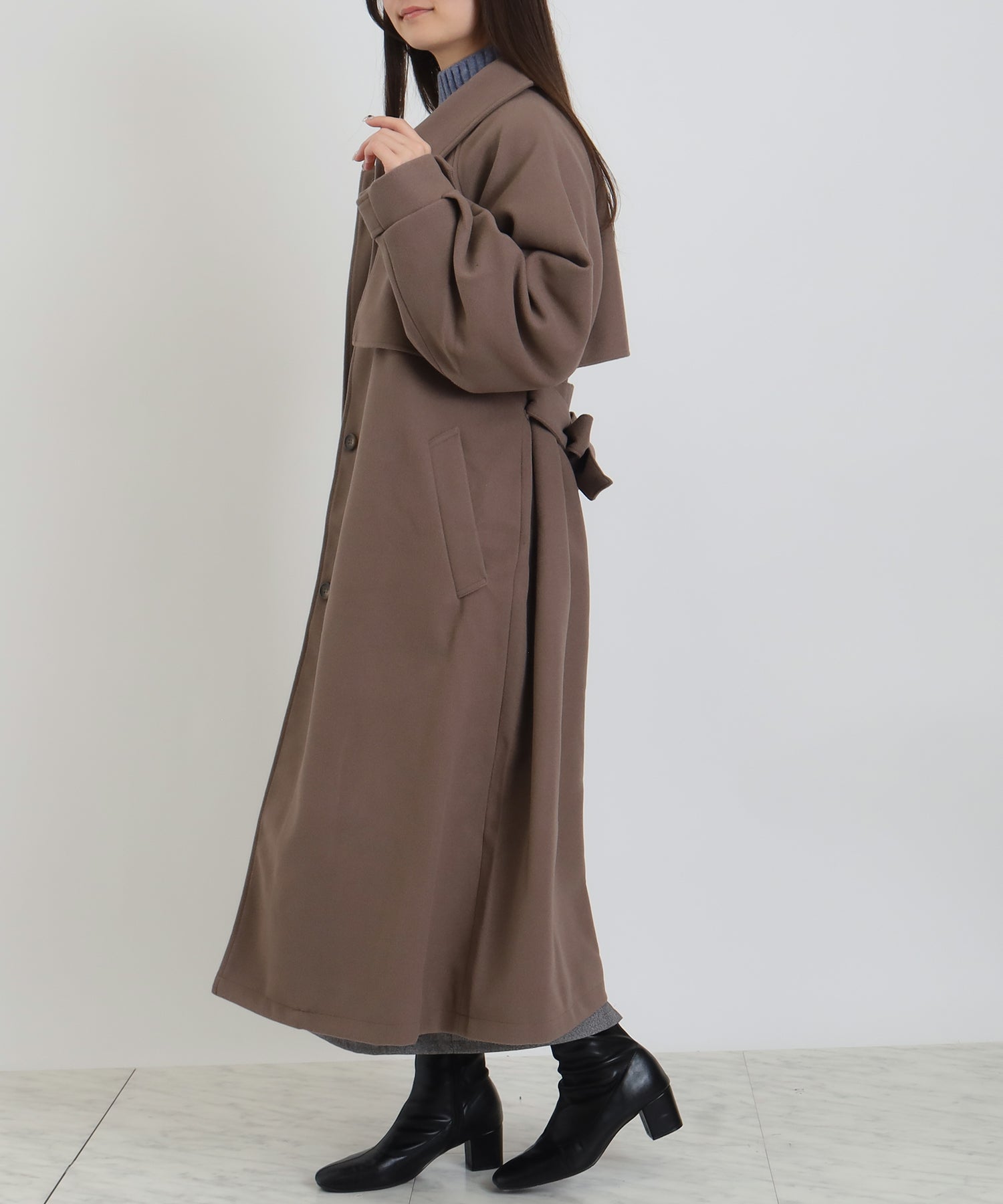 ブラウン model:160 着用サイズ:M