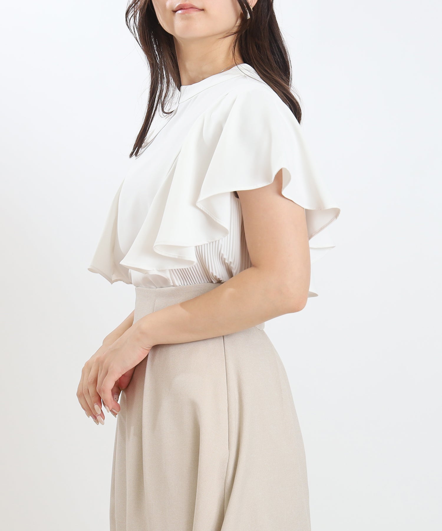 ホワイト model:160 着用サイズ:M
