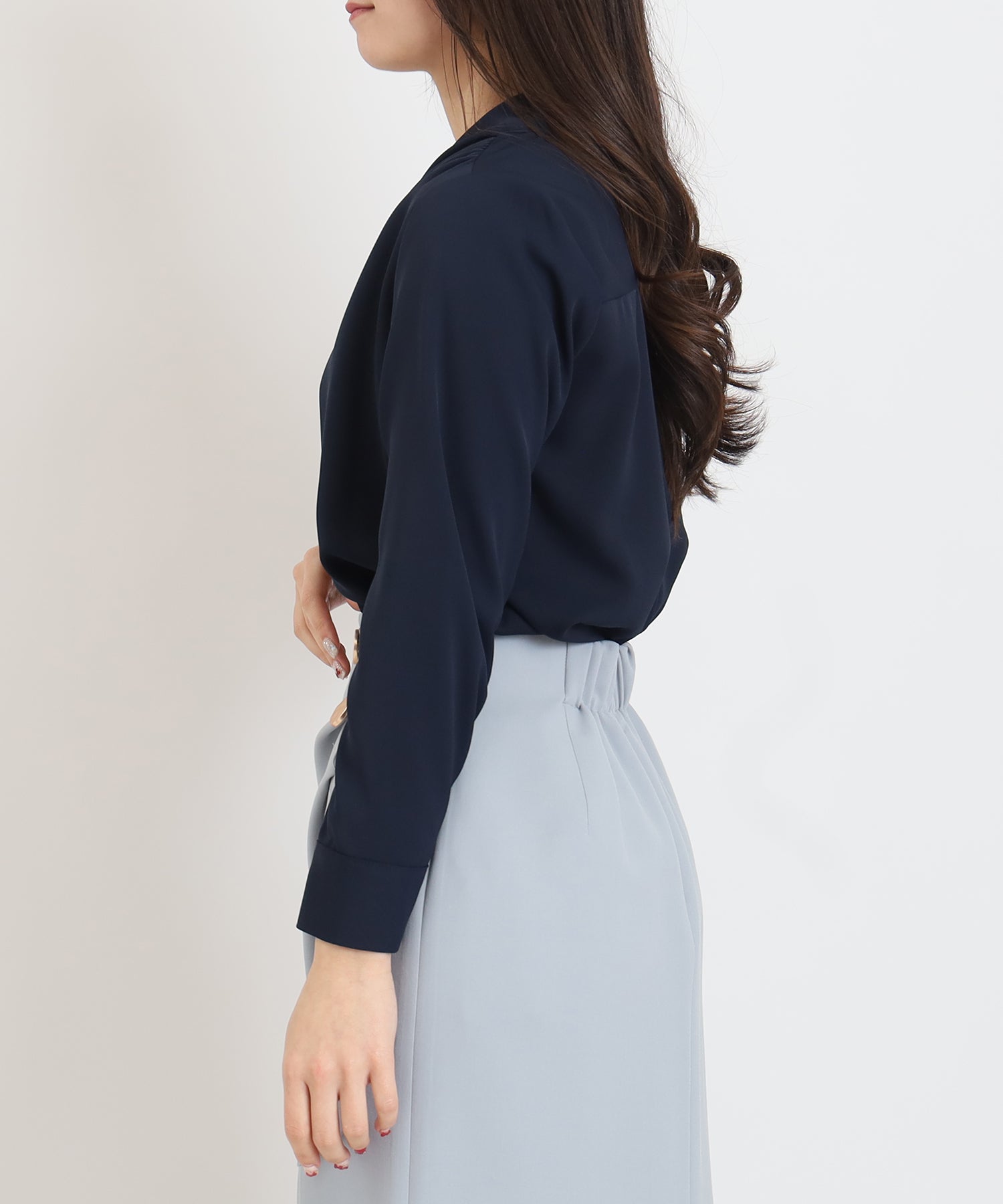 ネイビー model:160cm 着用サイズ:M