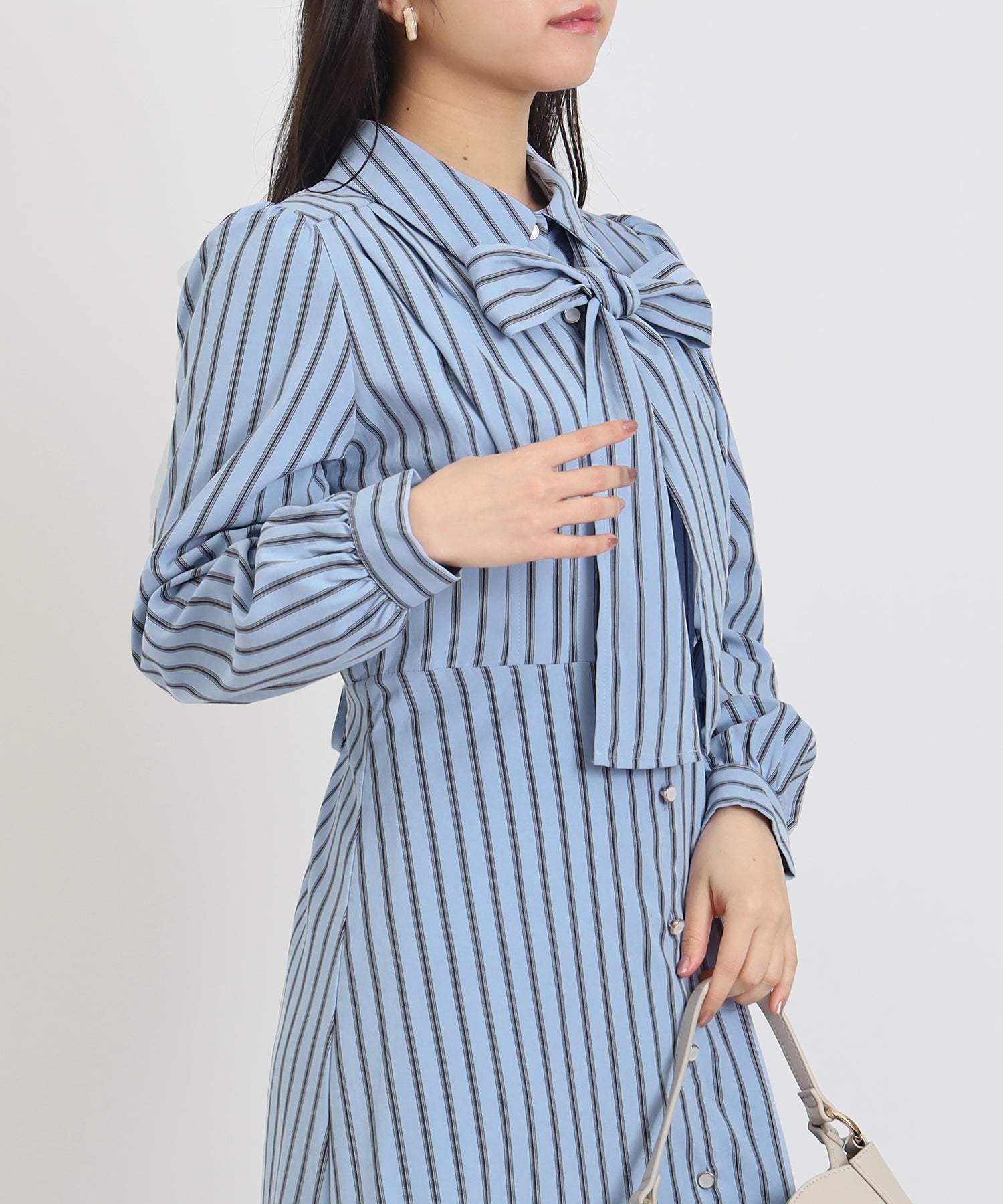 ブルー model:156cm 着用サイズ:M