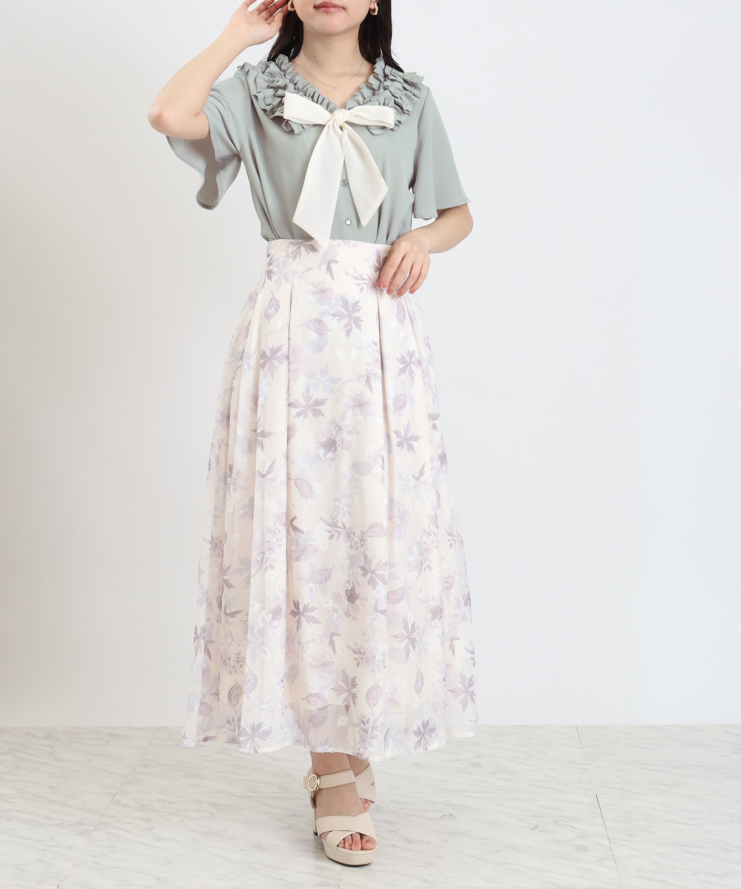 ミント model:156 着用サイズ:M