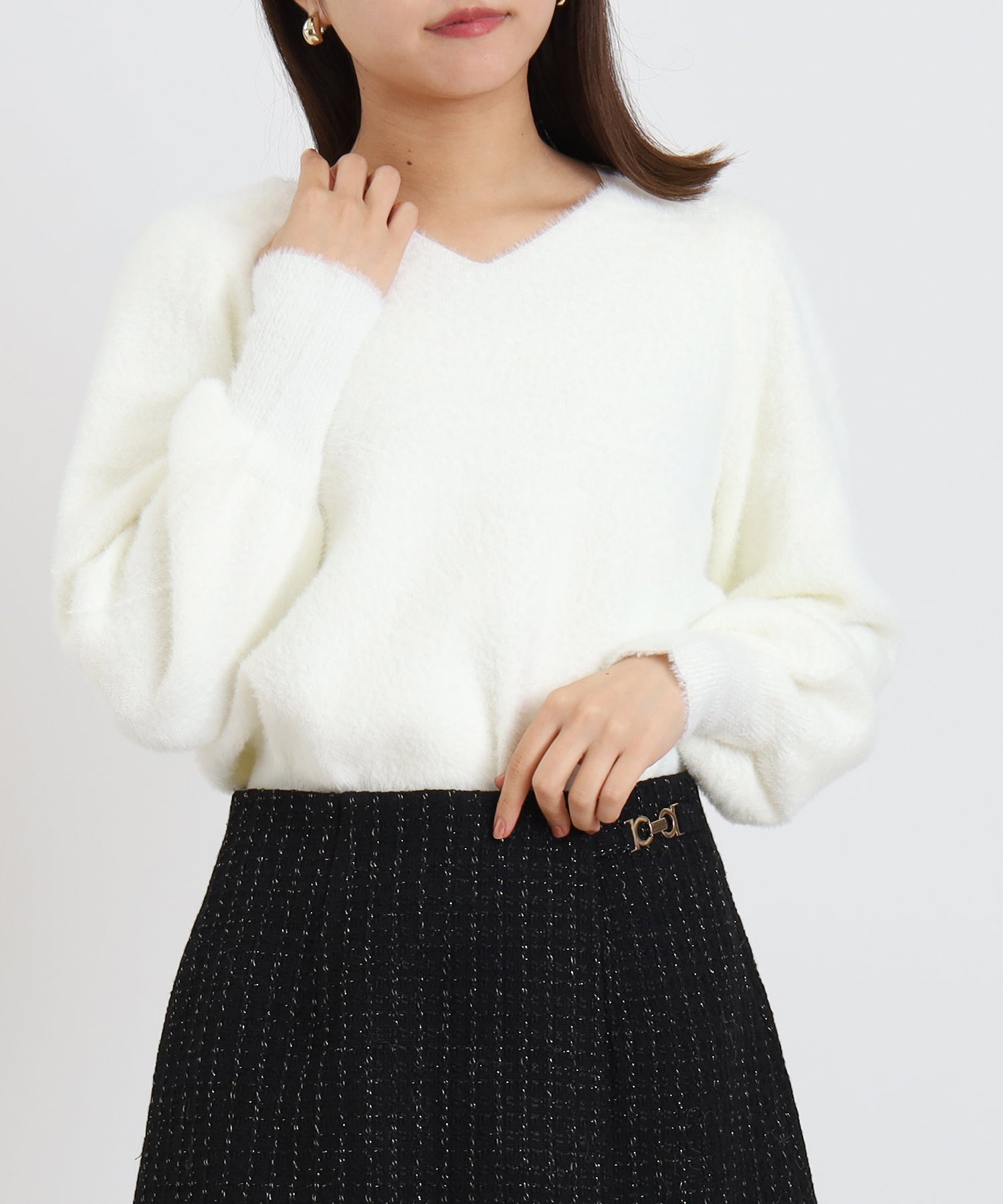 ホワイト model:156 着用サイズ:M