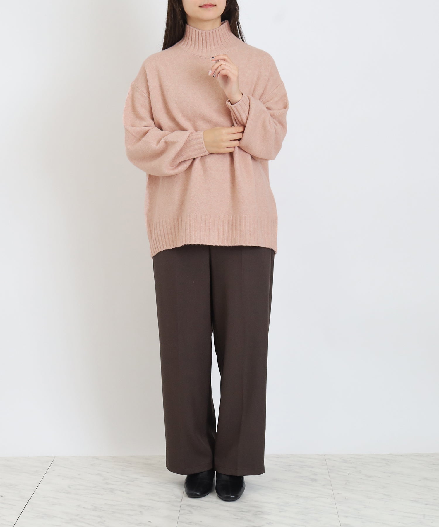 ピンク model:160 着用サイズ:M