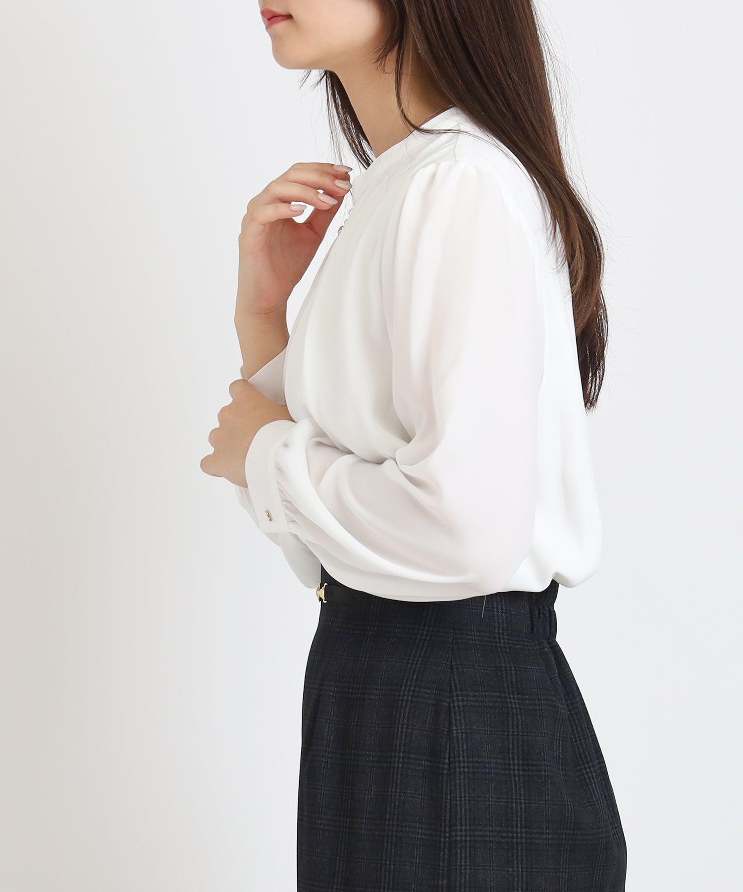 ホワイト model:160 着用サイズ:M