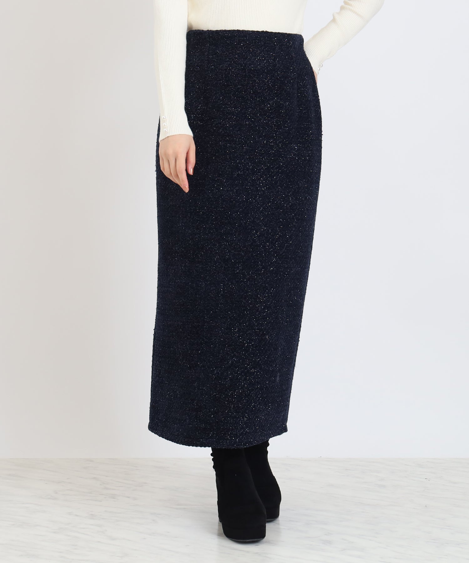 ネイビー model:156cm 着用サイズ:M