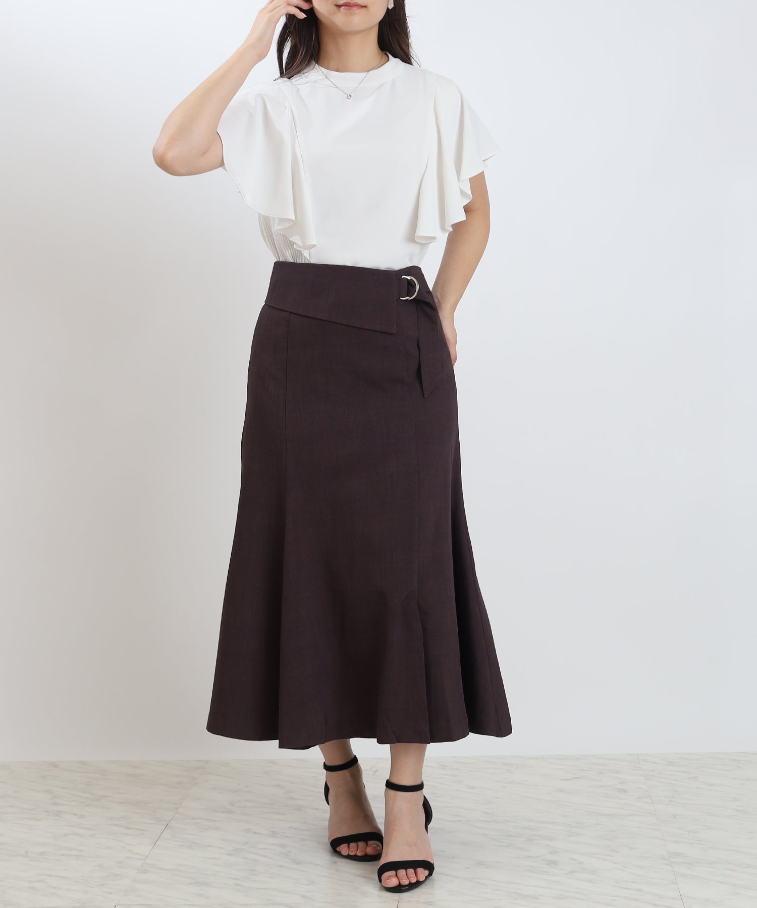 ブラウン model:160cm 着用サイズ:M