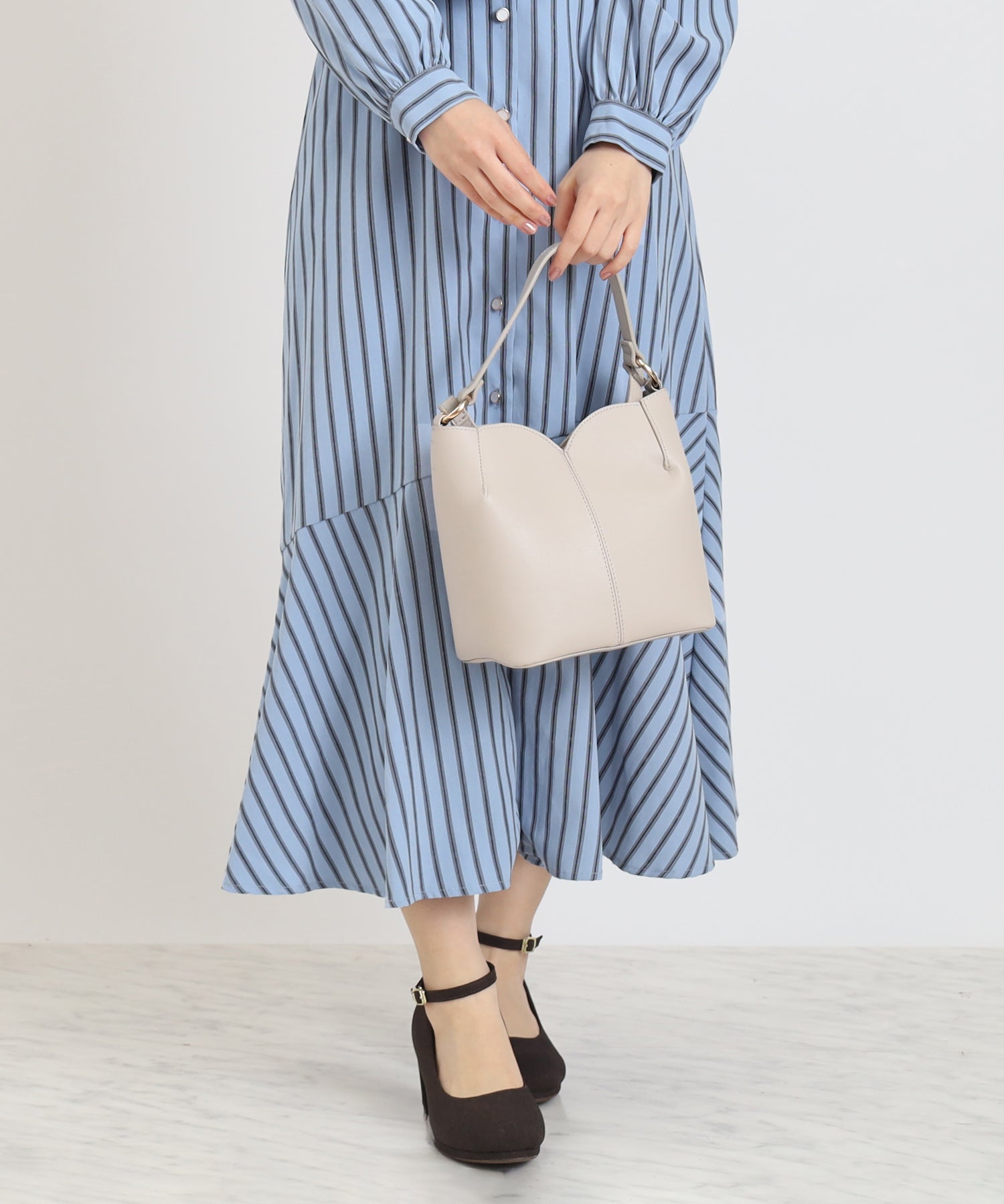 ブルー model:156cm 着用サイズ:M