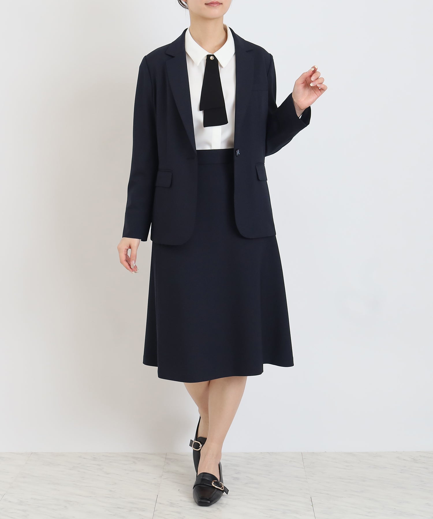 ネイビー model:160cm 着用サイズ:M