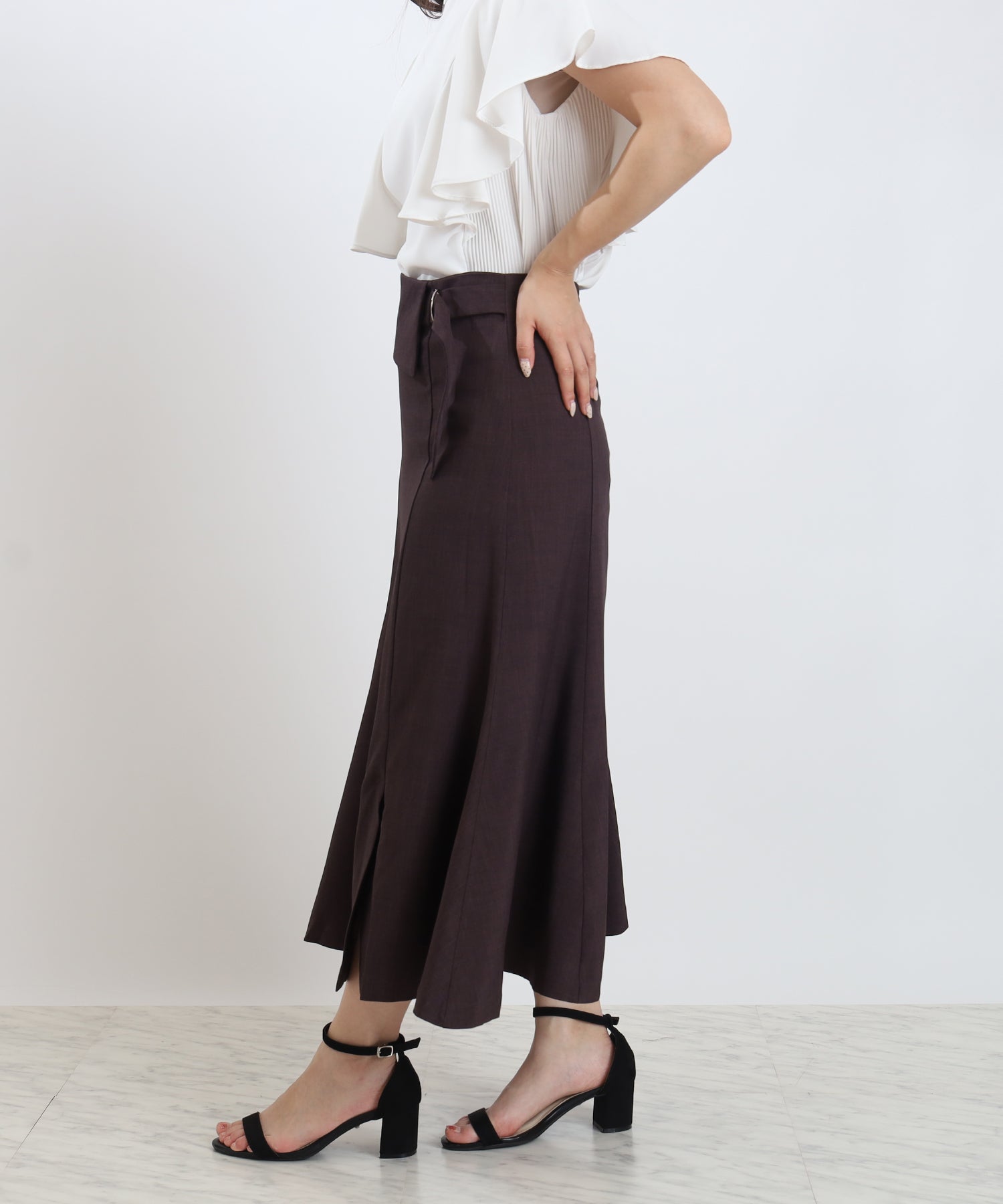 ブラウン model:160cm 着用サイズ:M