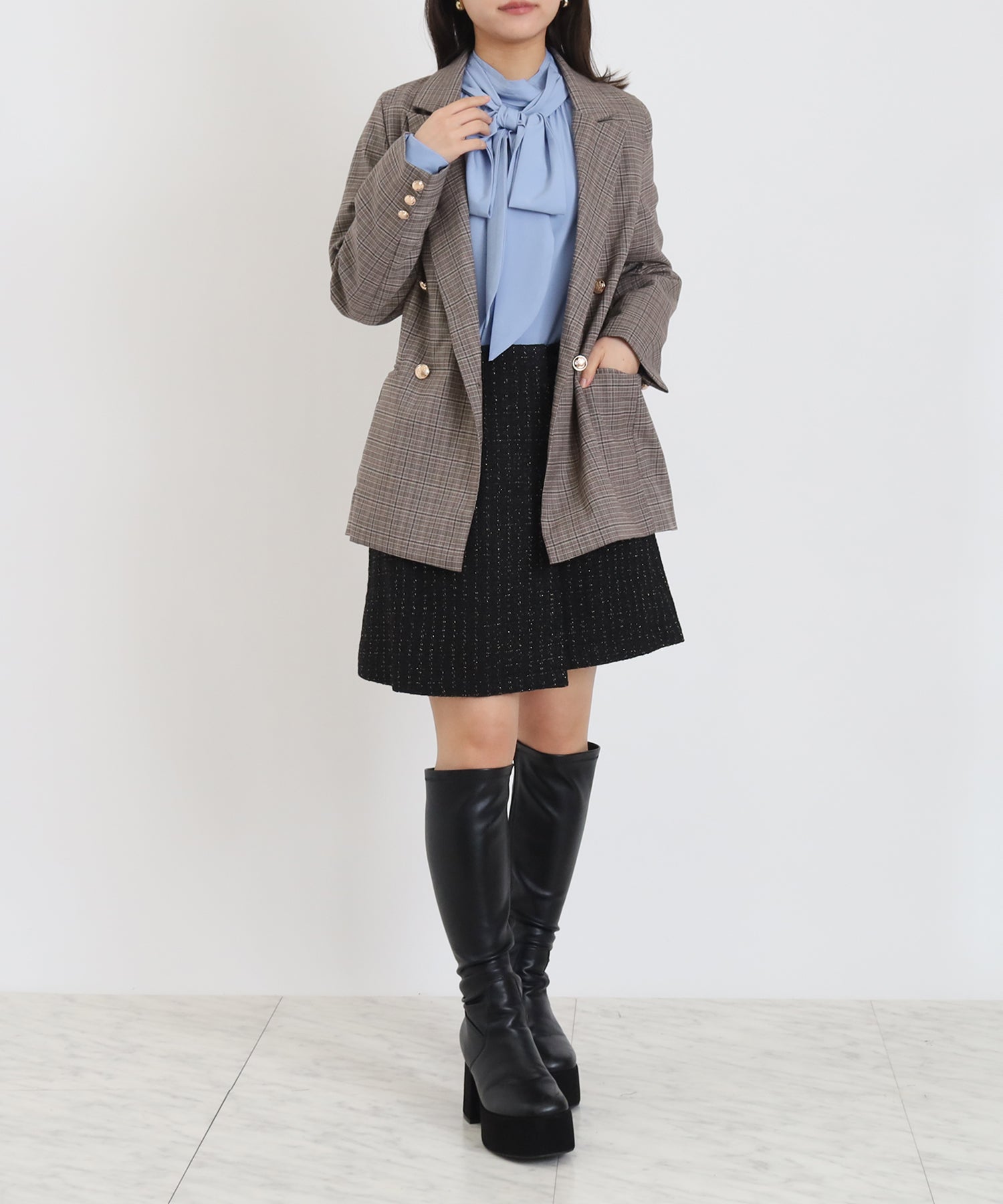 チェック model:156 着用サイズ:S