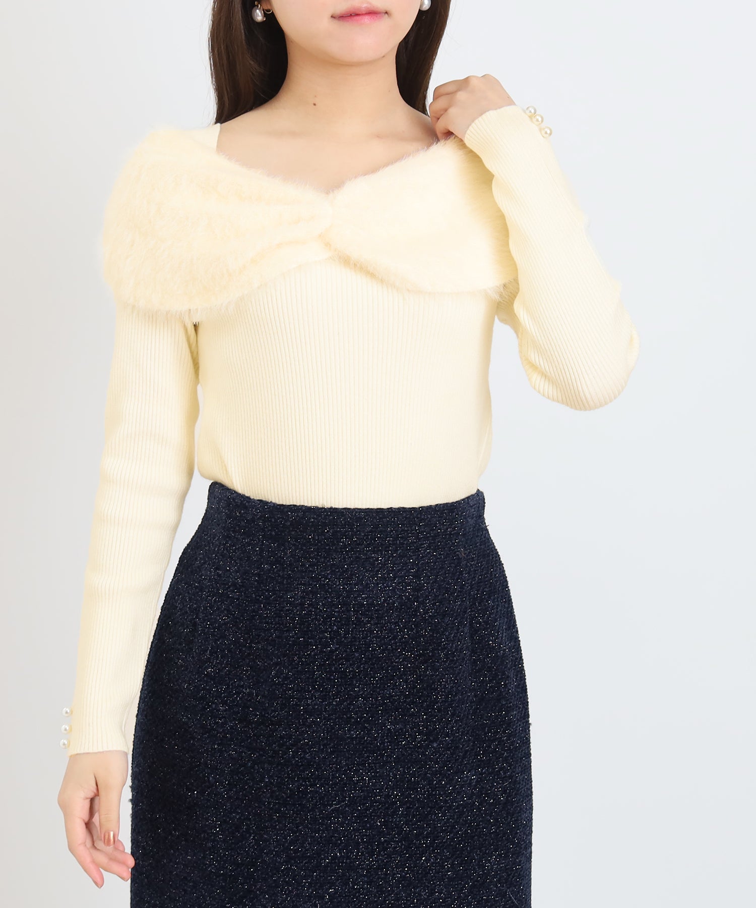 ホワイト model:156 着用サイズ:M