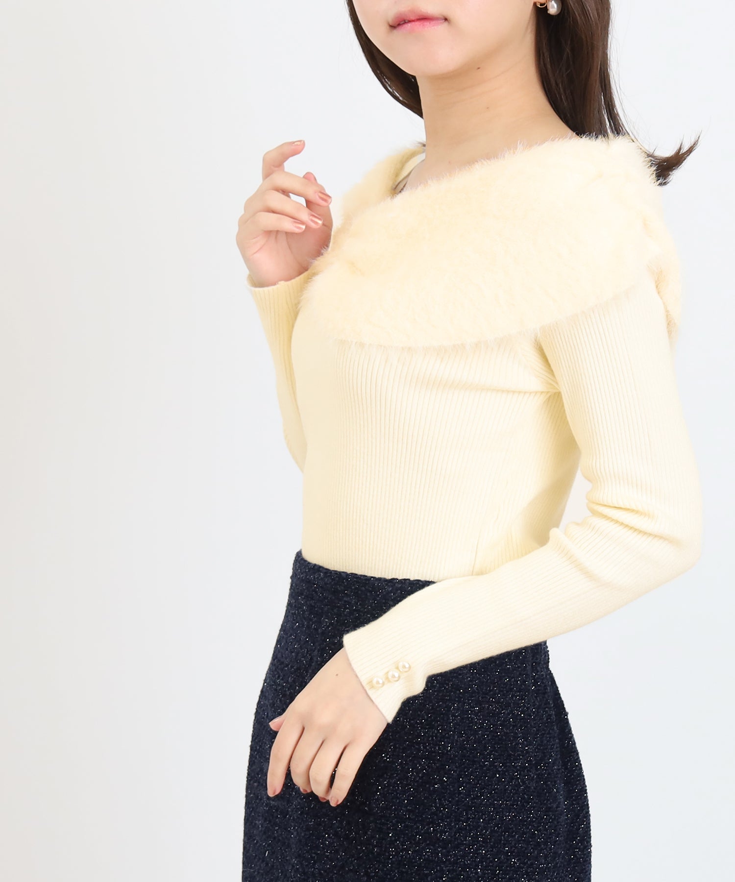 ホワイト model:156 着用サイズ:M