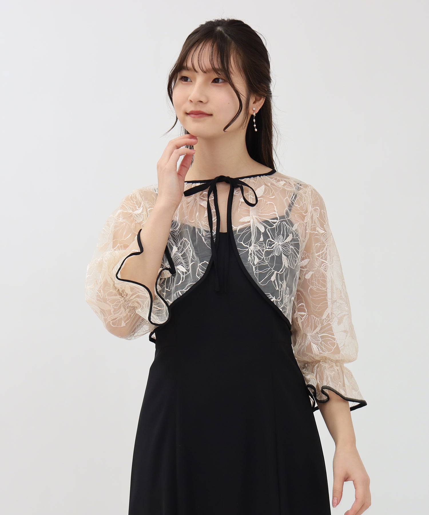 ベージュ model:160 着用サイズ:M