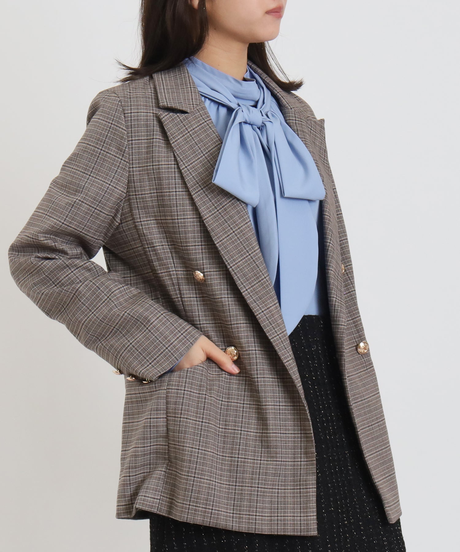 チェック model:156 着用サイズ:S