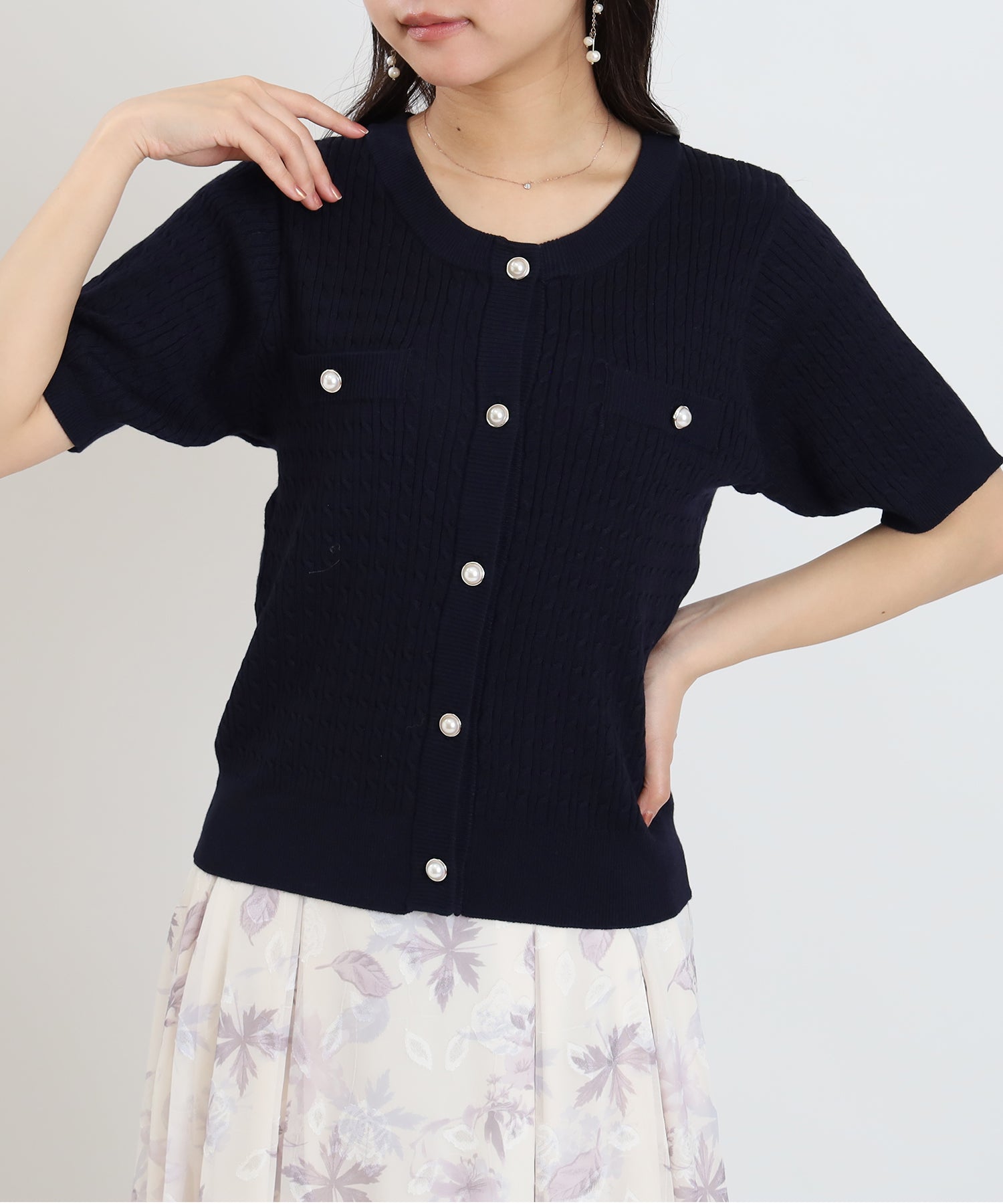 ネイビー model:156cm 着用サイズ:M