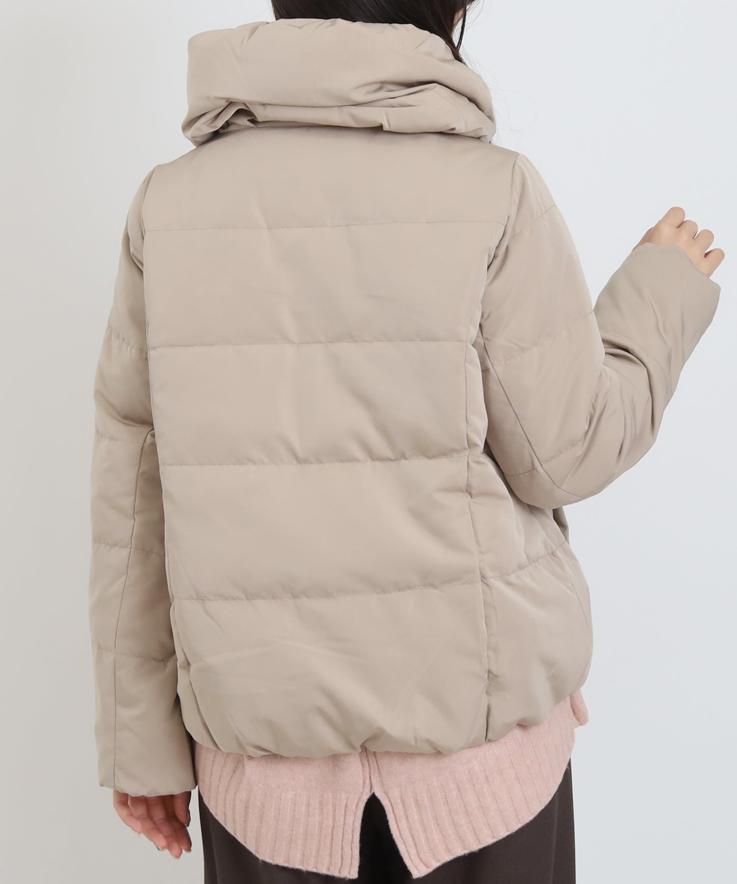 ベージュ model:160 着用サイズ:M