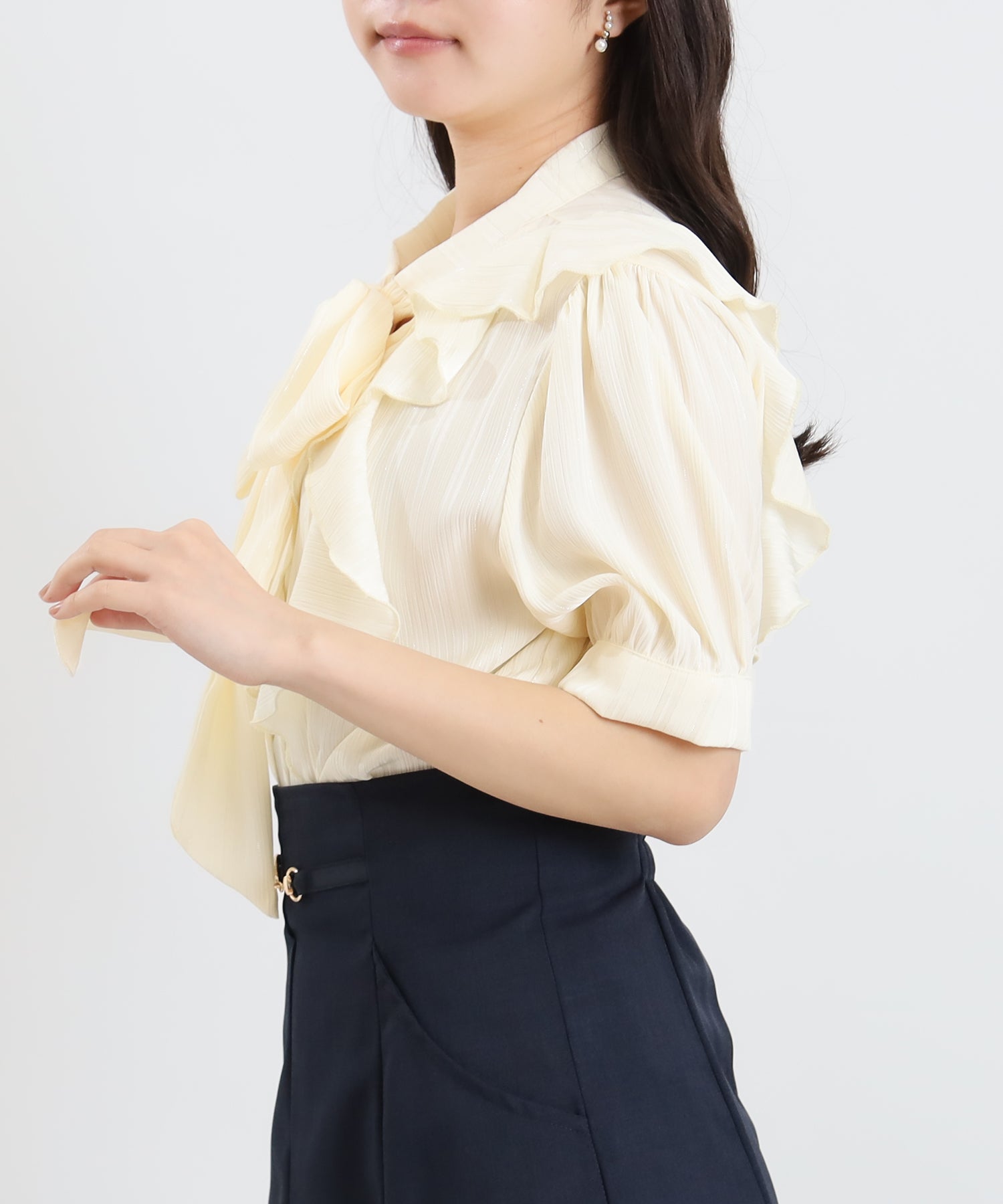ベージュ model:156 着用サイズ:M