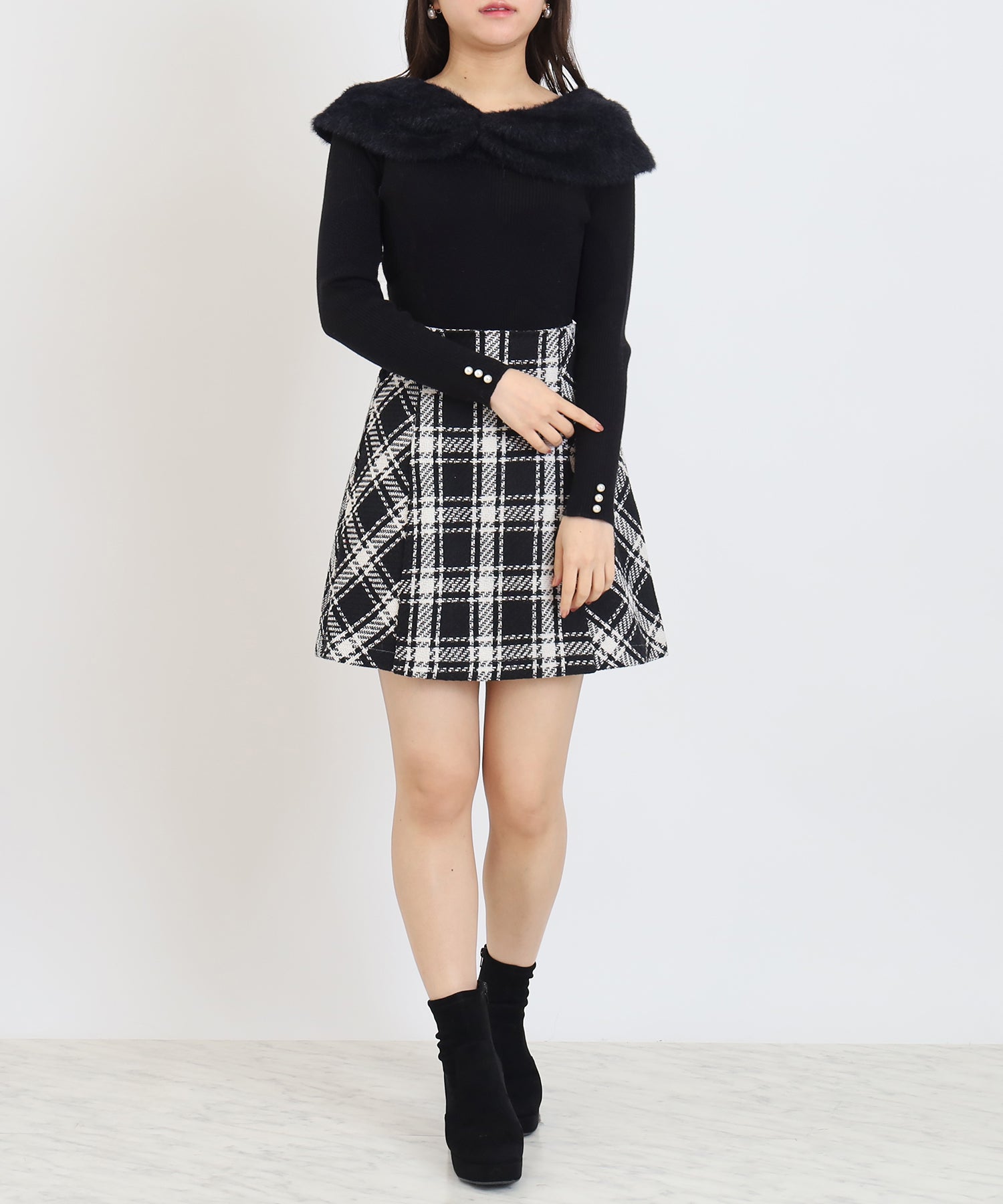 ブラック model:156 着用サイズ:M