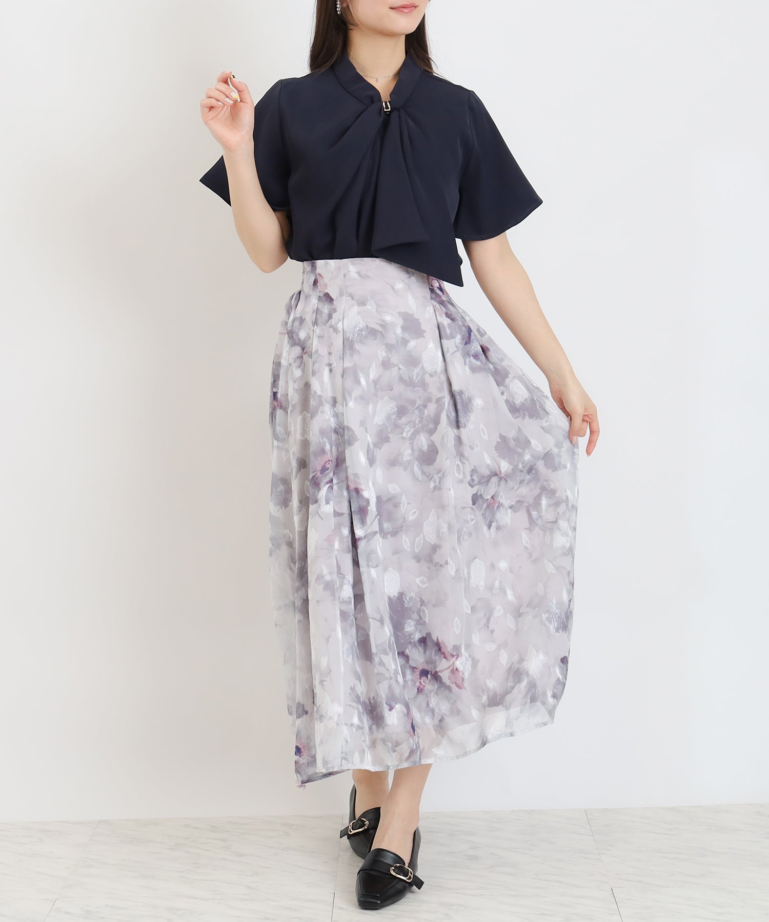 ネイビー model:160cm 着用サイズ:M