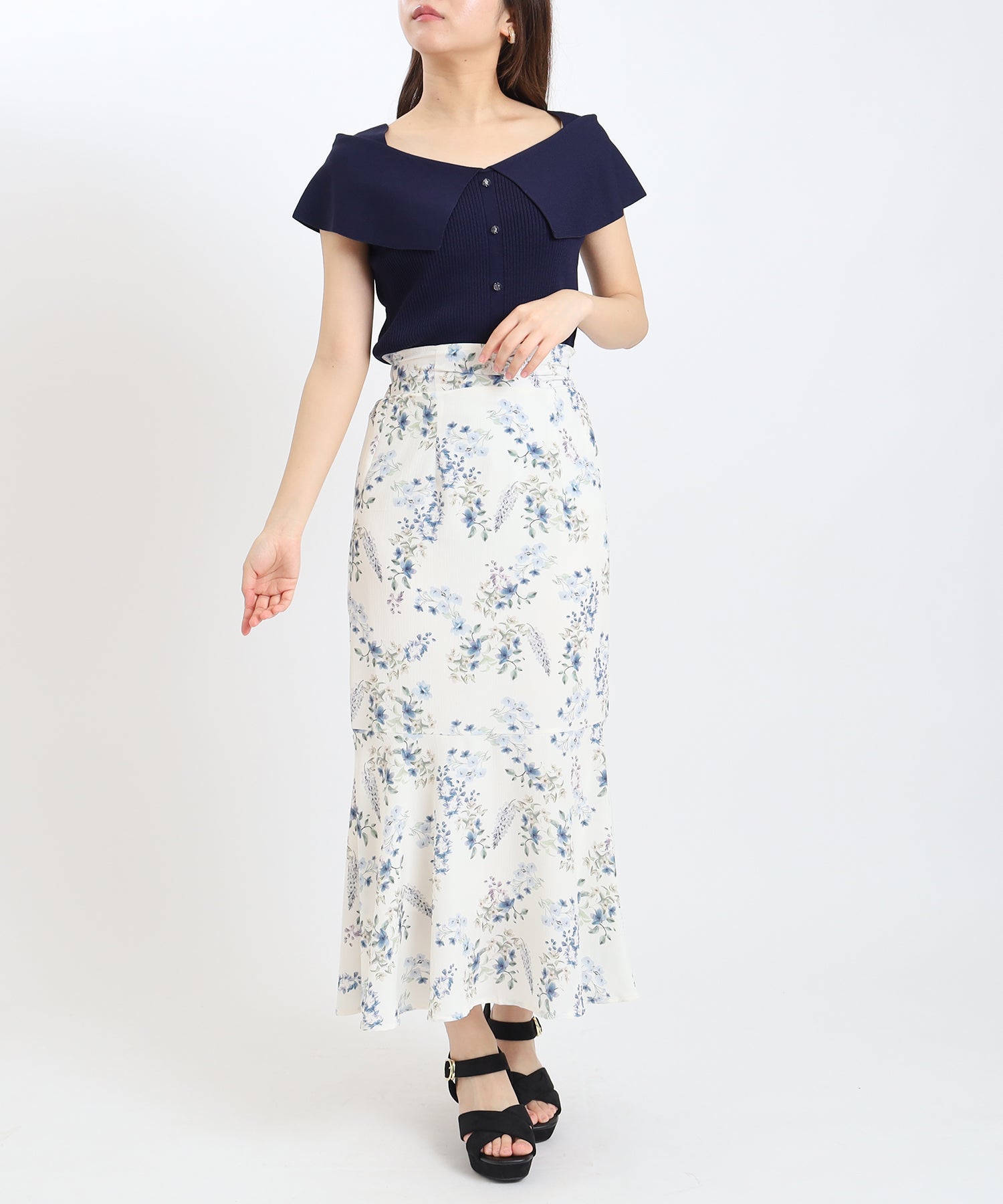ネイビー model:156cm 着用サイズ:M