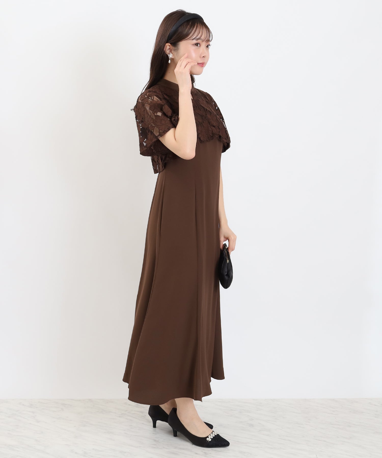 ブラウン model:156 着用サイズ:M