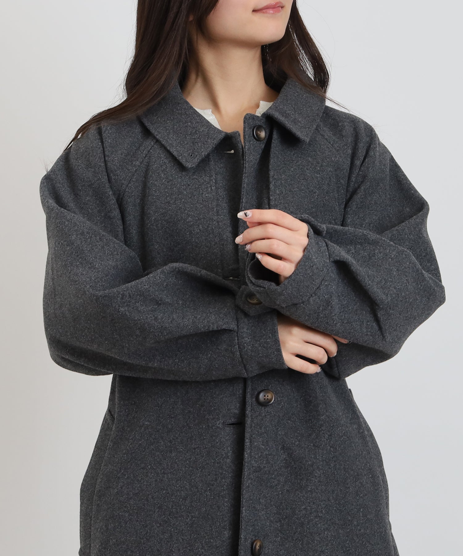 チャコール model:160 着用サイズ:M