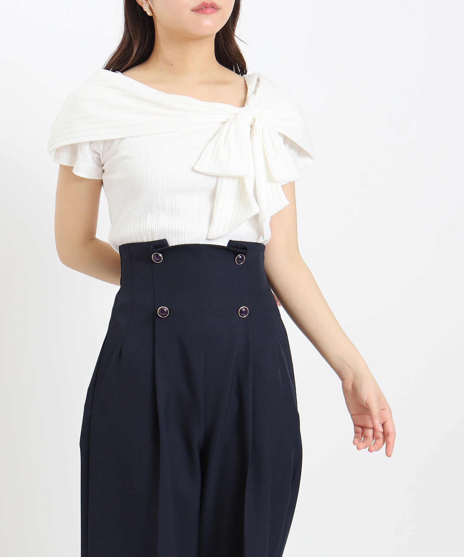 ホワイト model:156cm 着用サイズ:M