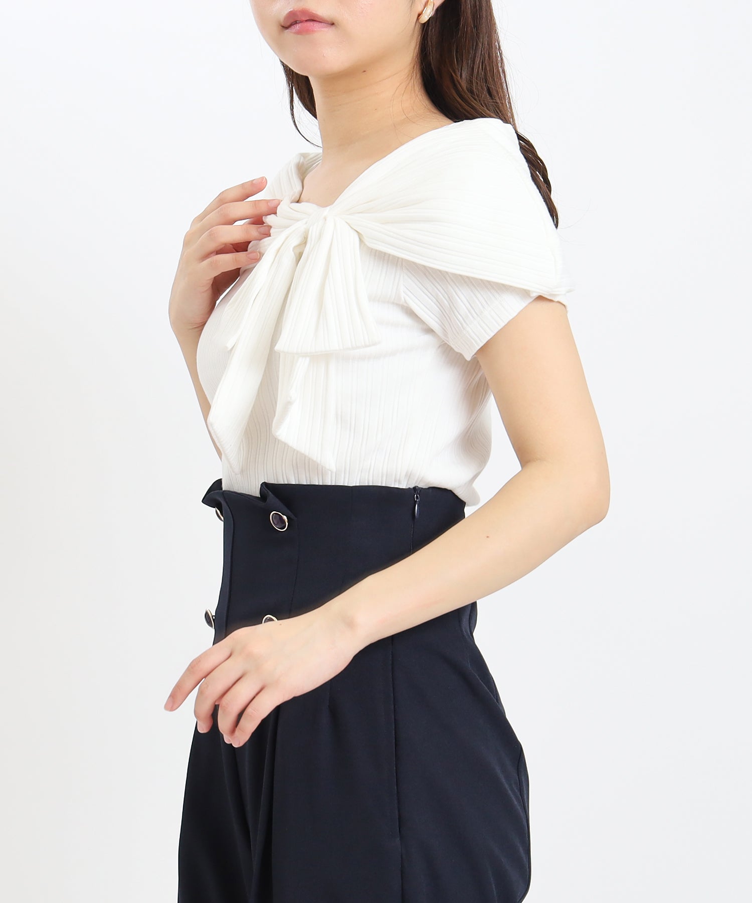ホワイト model:156cm 着用サイズ:M