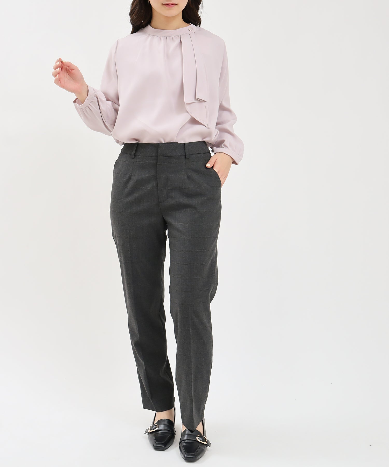 チャコール model:160cm 着用サイズ:M