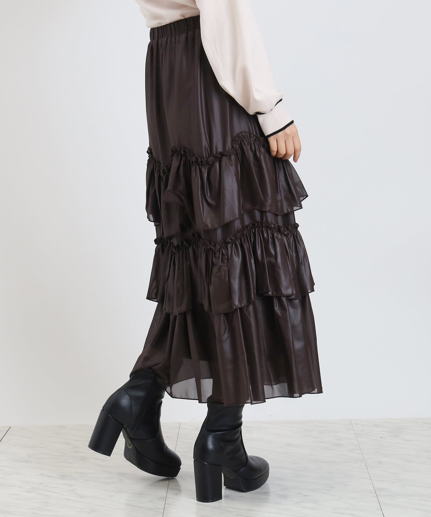 ブラウン model:156 着用サイズ:M