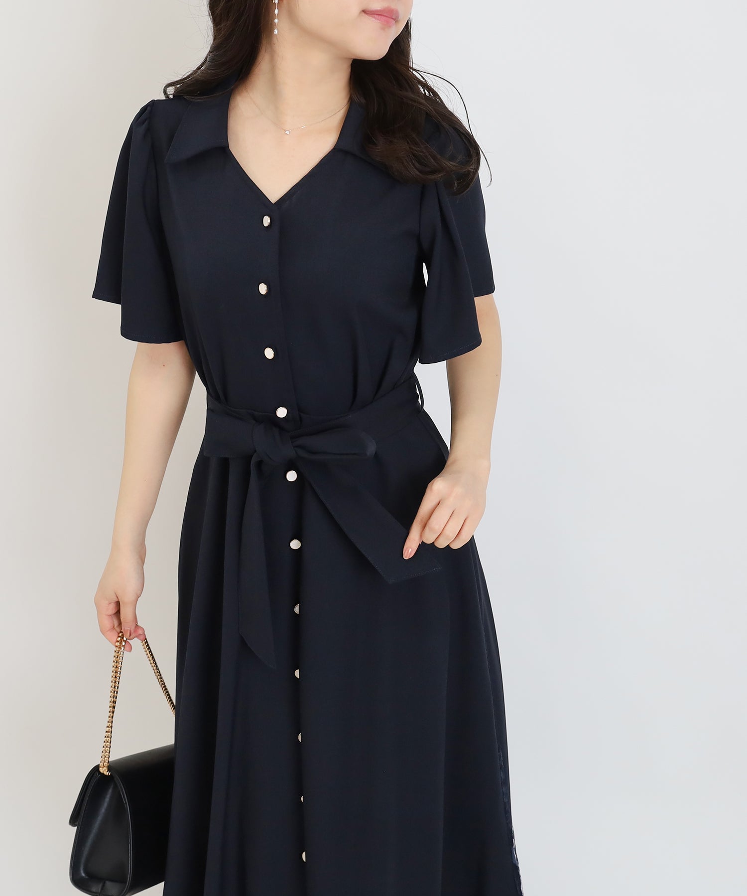 ネイビー model:156 着用サイズ:M