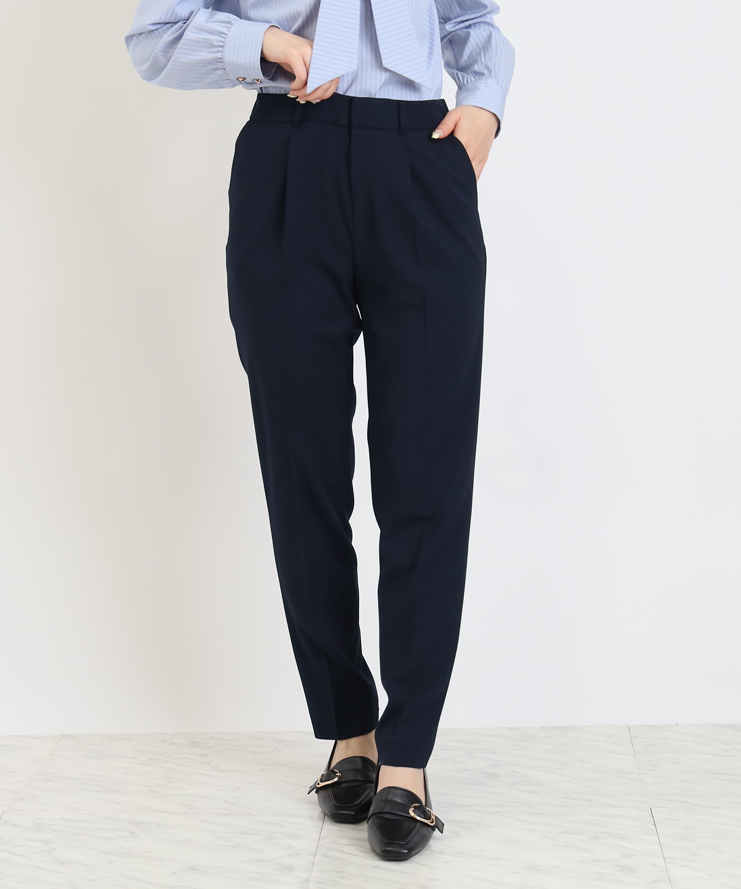 ネイビー model:160cm 着用サイズ:M