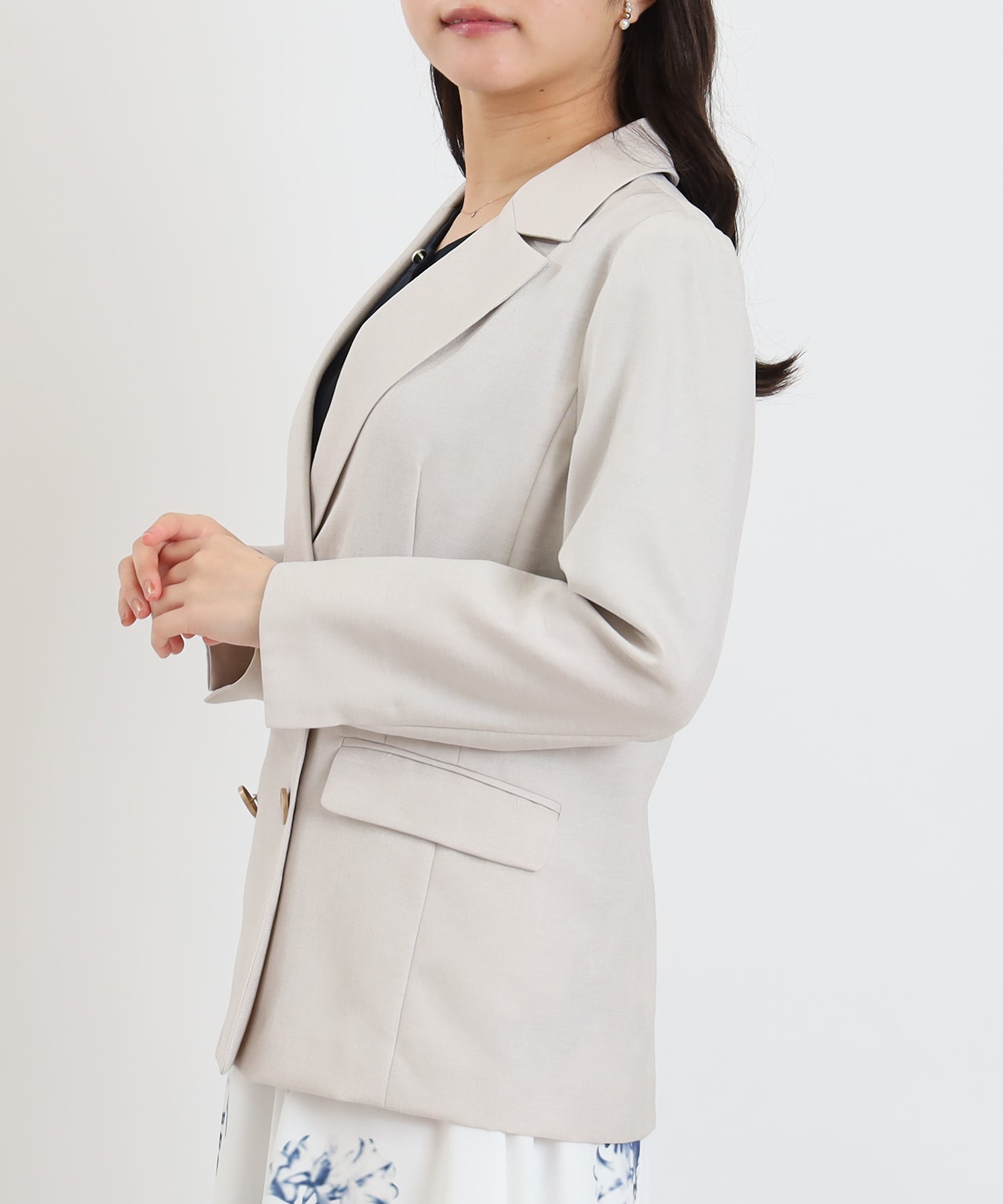 ライトグレー model:156cm 着用サイズ:S