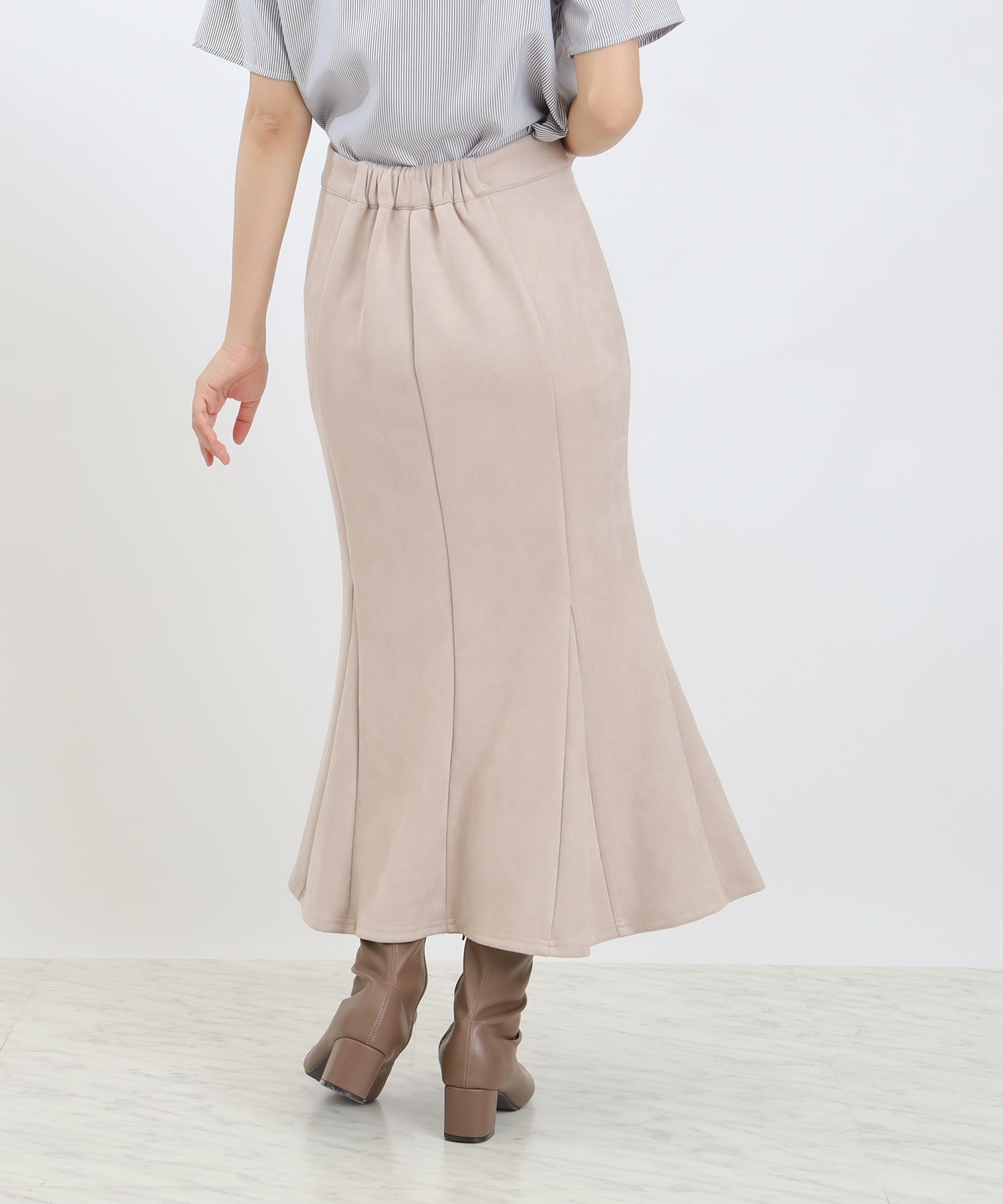 ベージュ model:156㎝ 着用サイズ:S