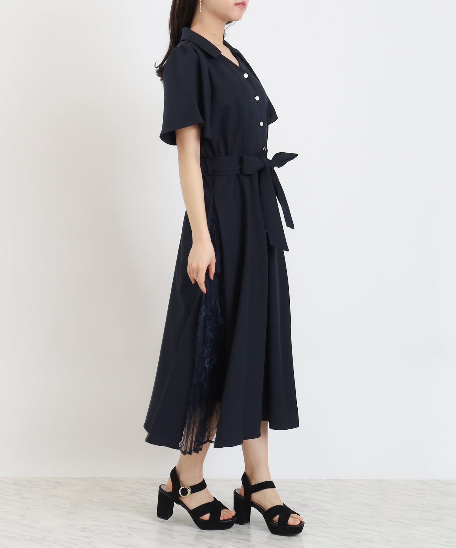 ネイビー model:156 着用サイズ:M