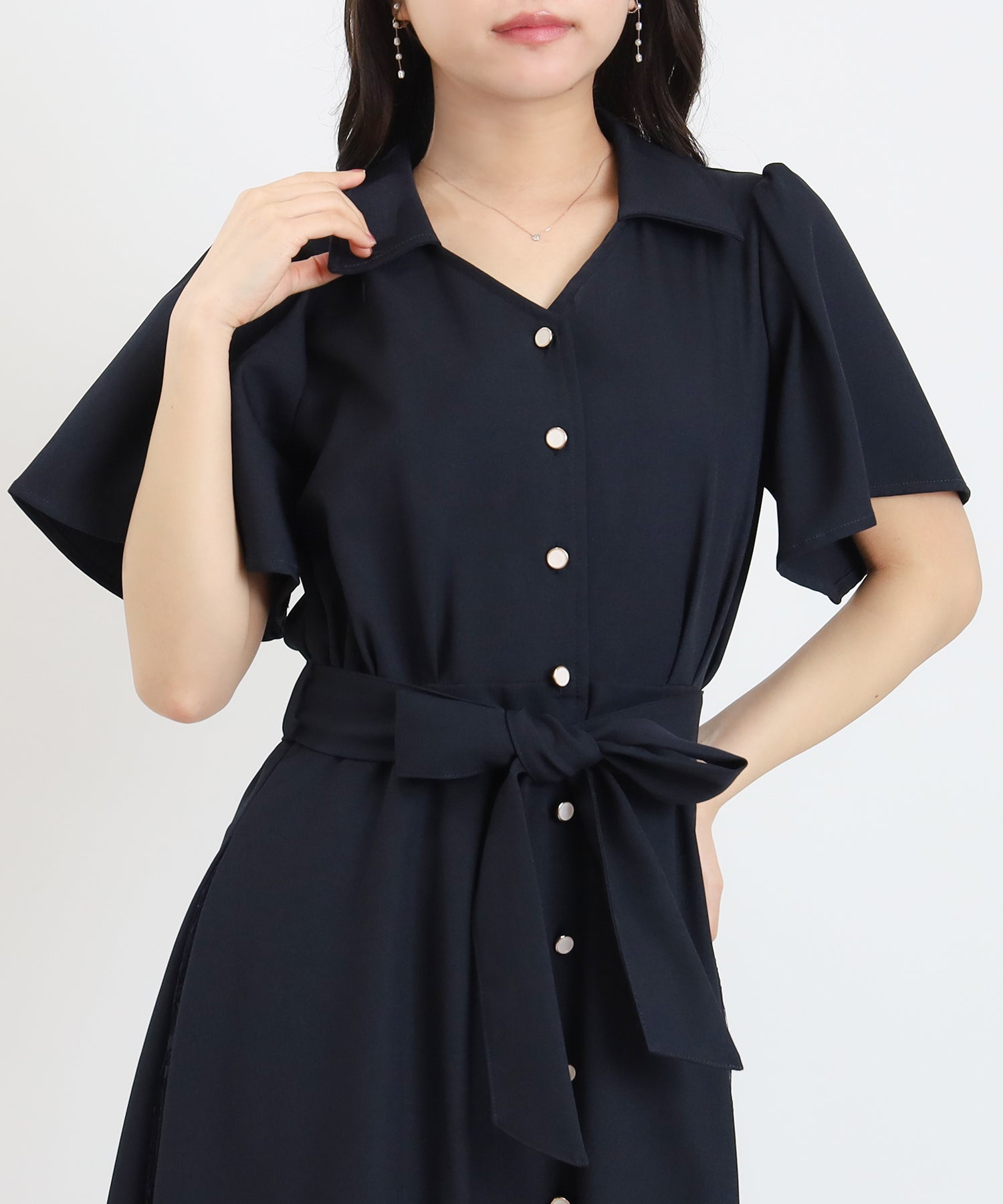 ネイビー model:156 着用サイズ:M