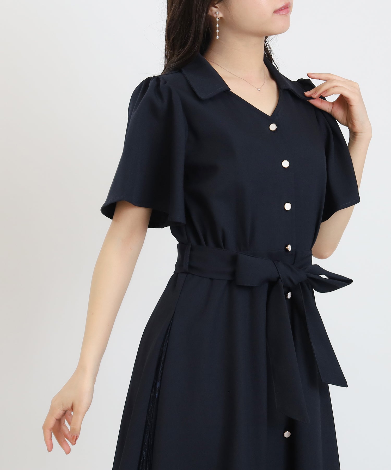 ネイビー model:156 着用サイズ:M