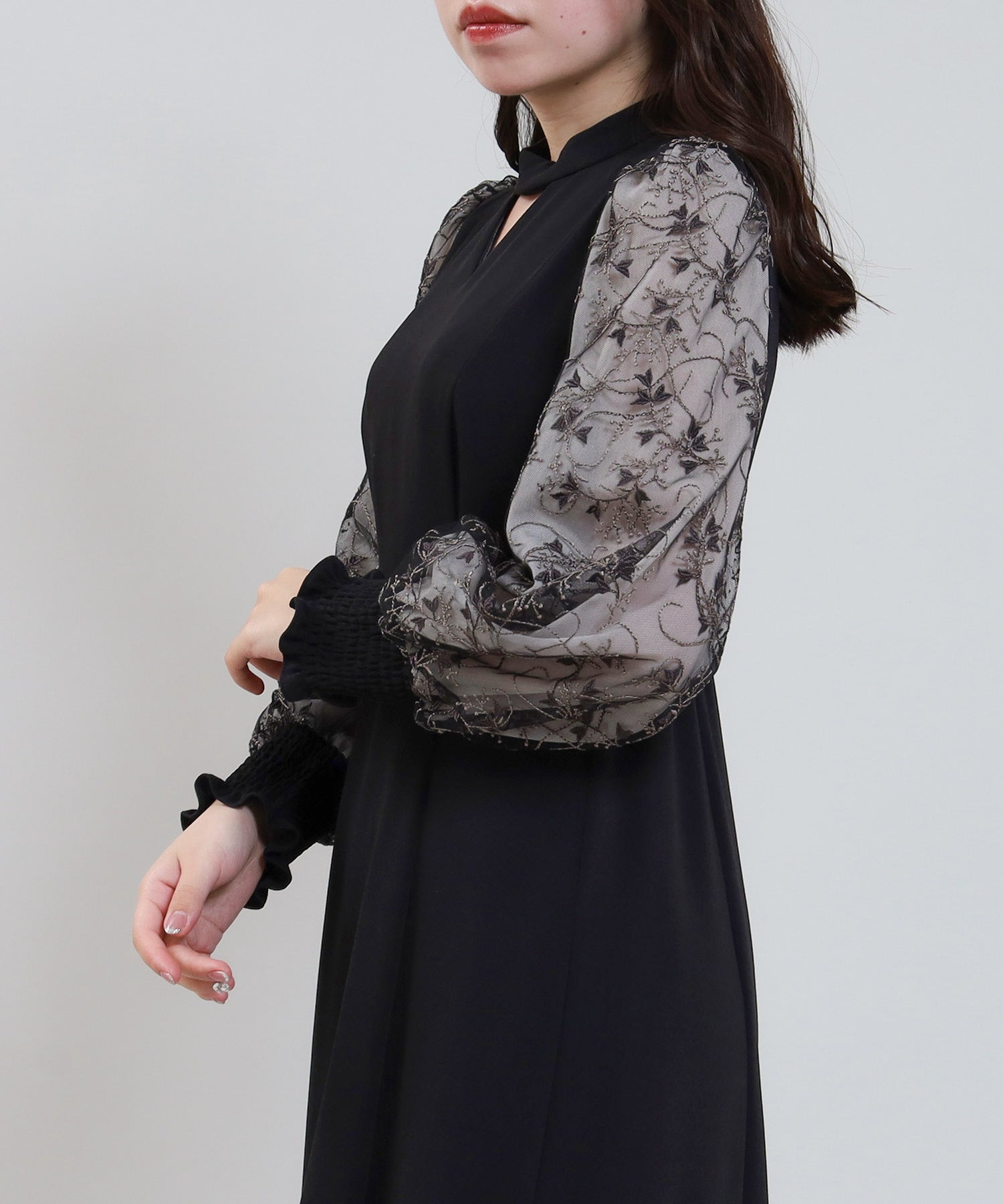 ブラック model:156cm/骨格ストレート 着用サイズ:M