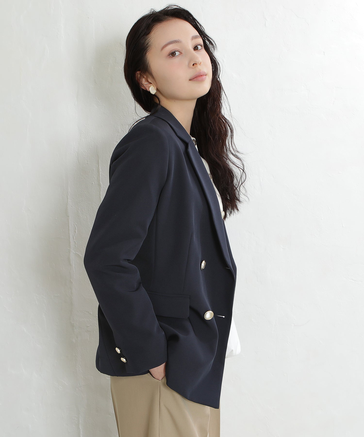 ネイビー model:171 着用サイズ:M