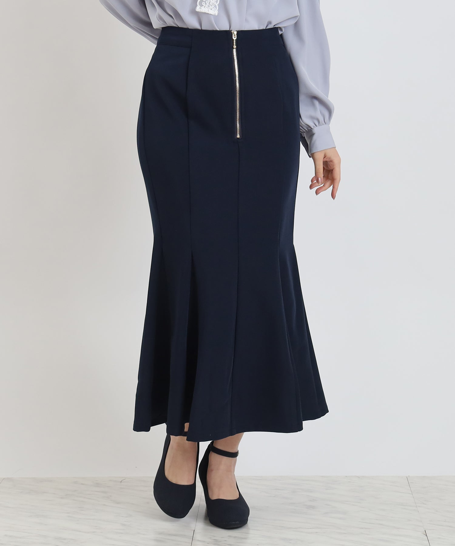 ネイビー model:156cm 着用サイズ:S