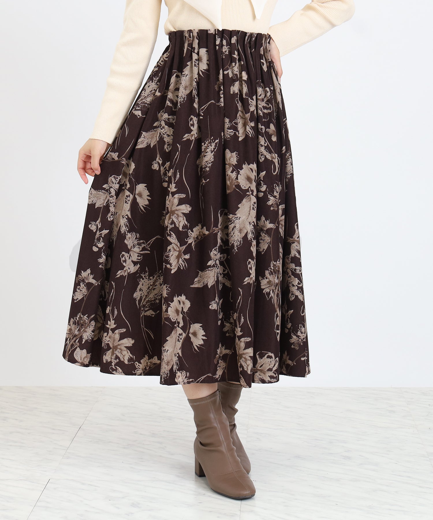 ブラウン model:156 着用サイズ:M