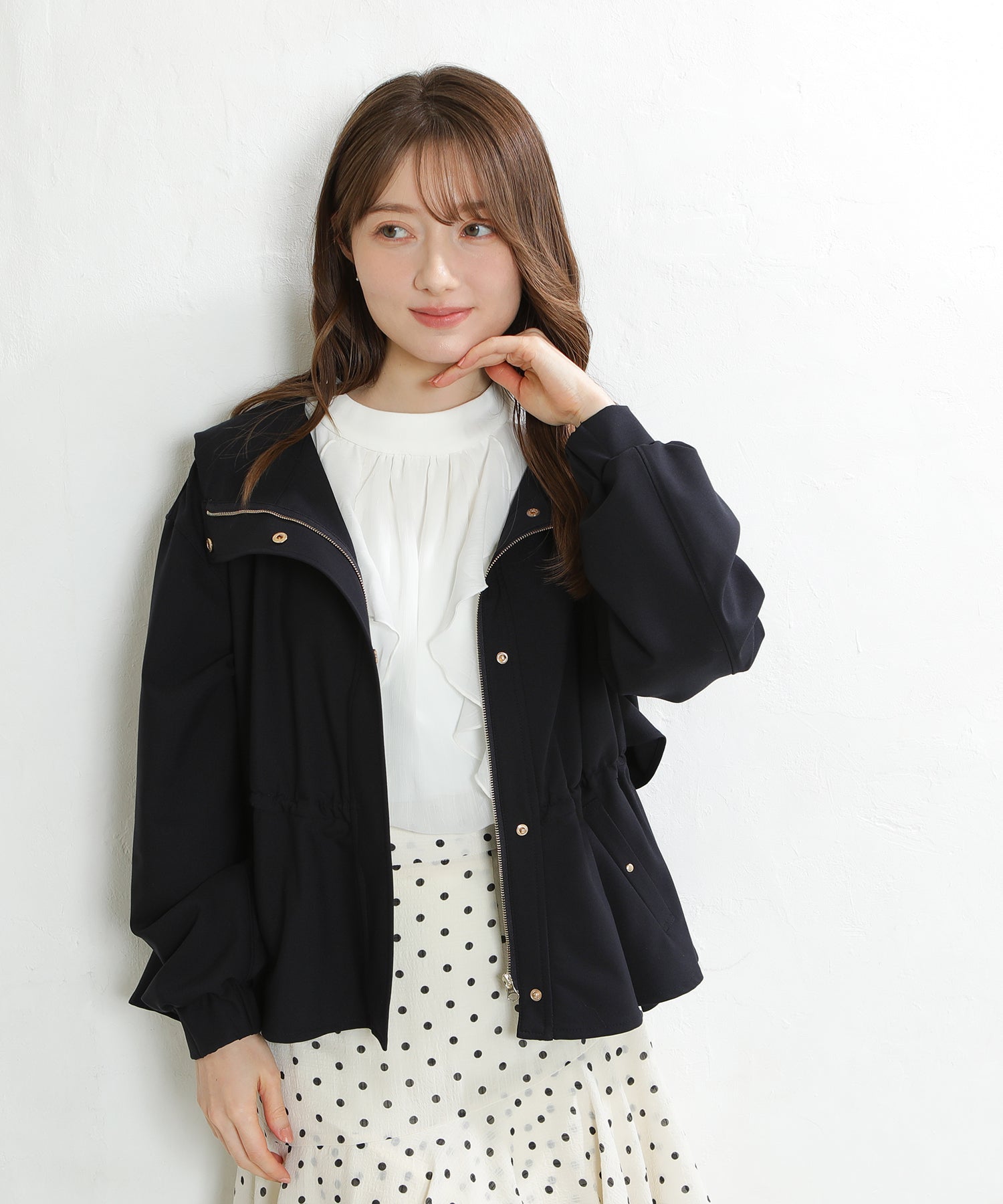 ネイビー model:163 着用サイズ:M