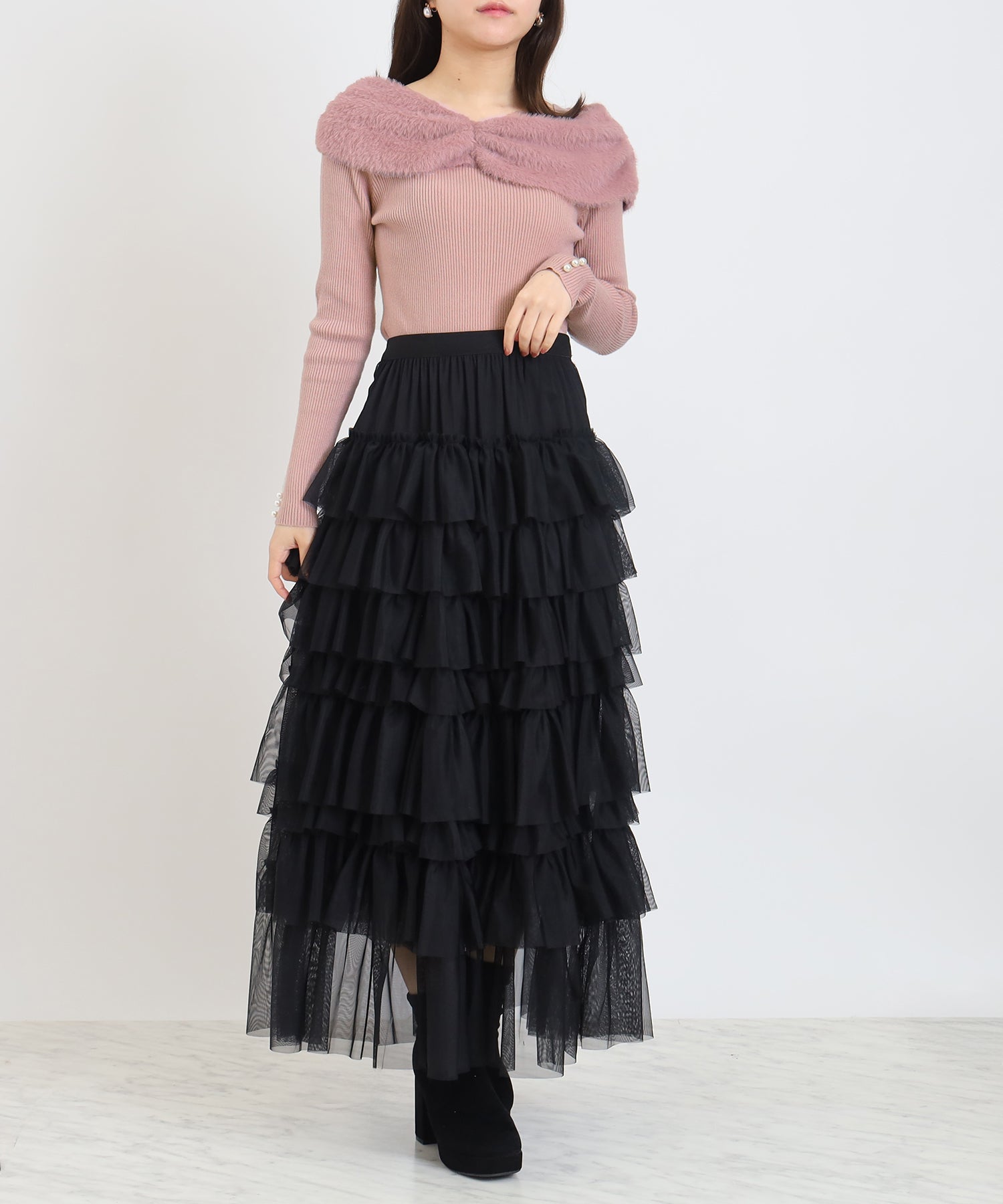 ピンク model:156 着用サイズ:M