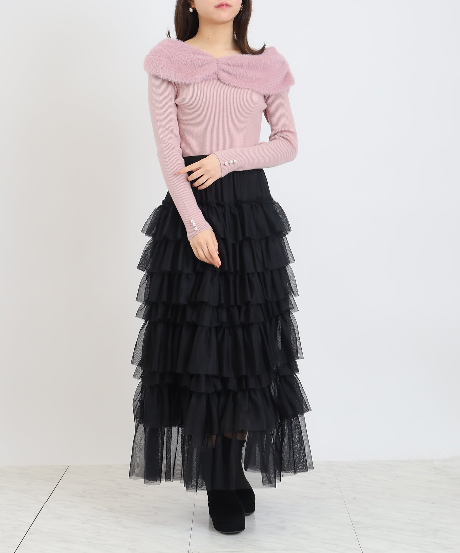 ブラック model:156 着用サイズ:M